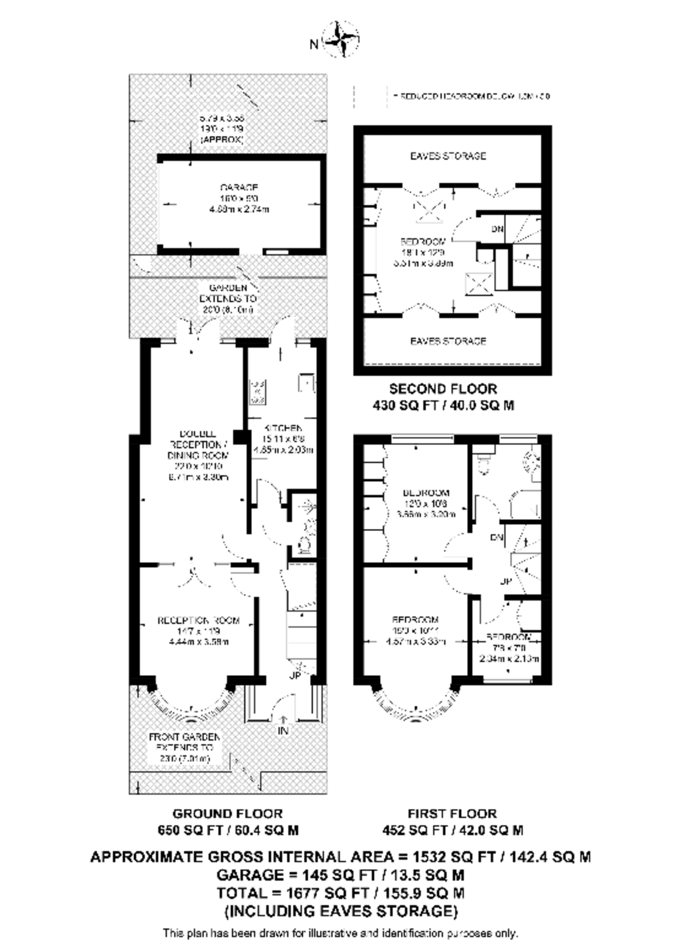 Dors Close, Kingsbury floorplan