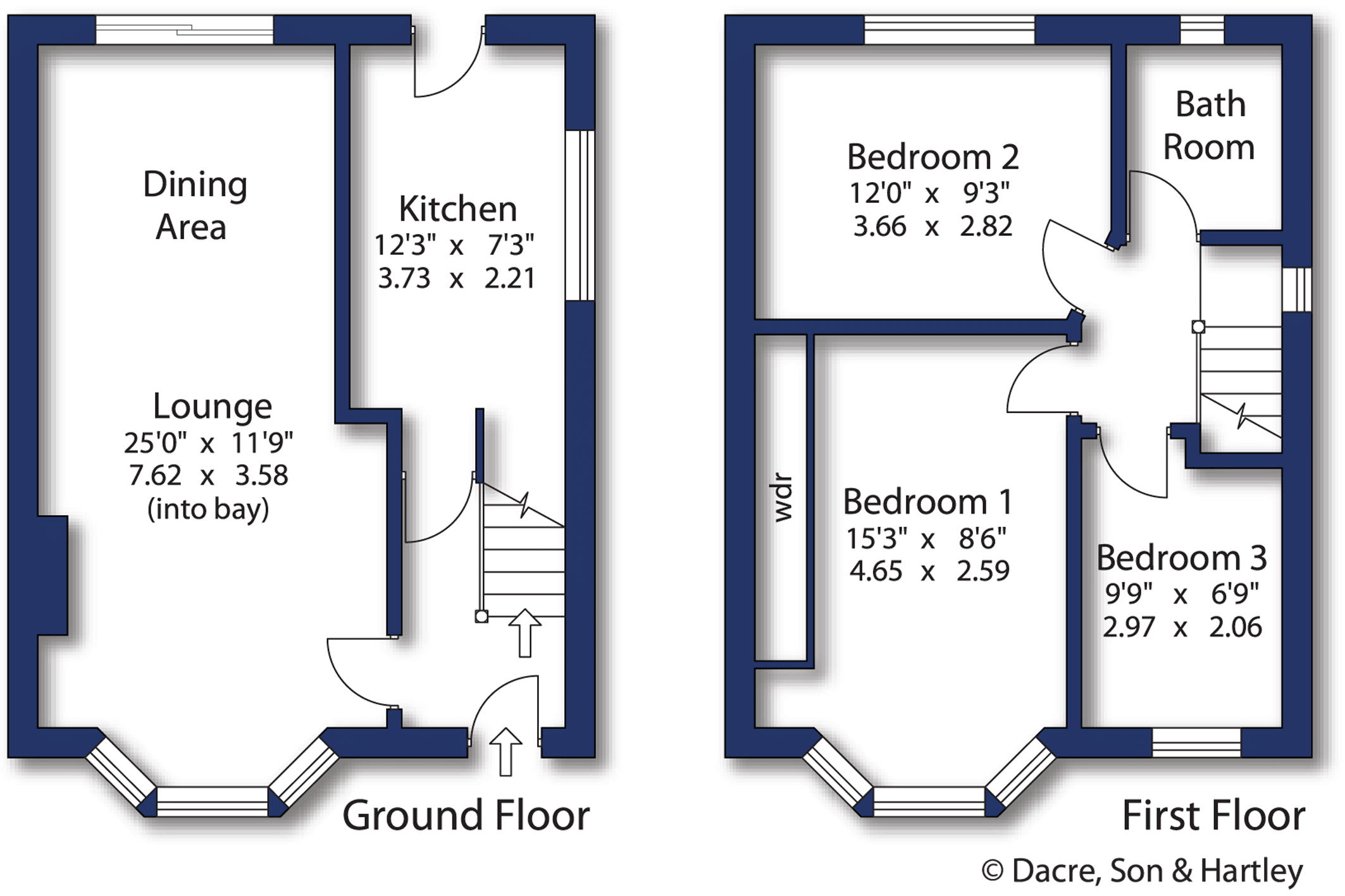 27, Heaton Drive, Bingley floorplan