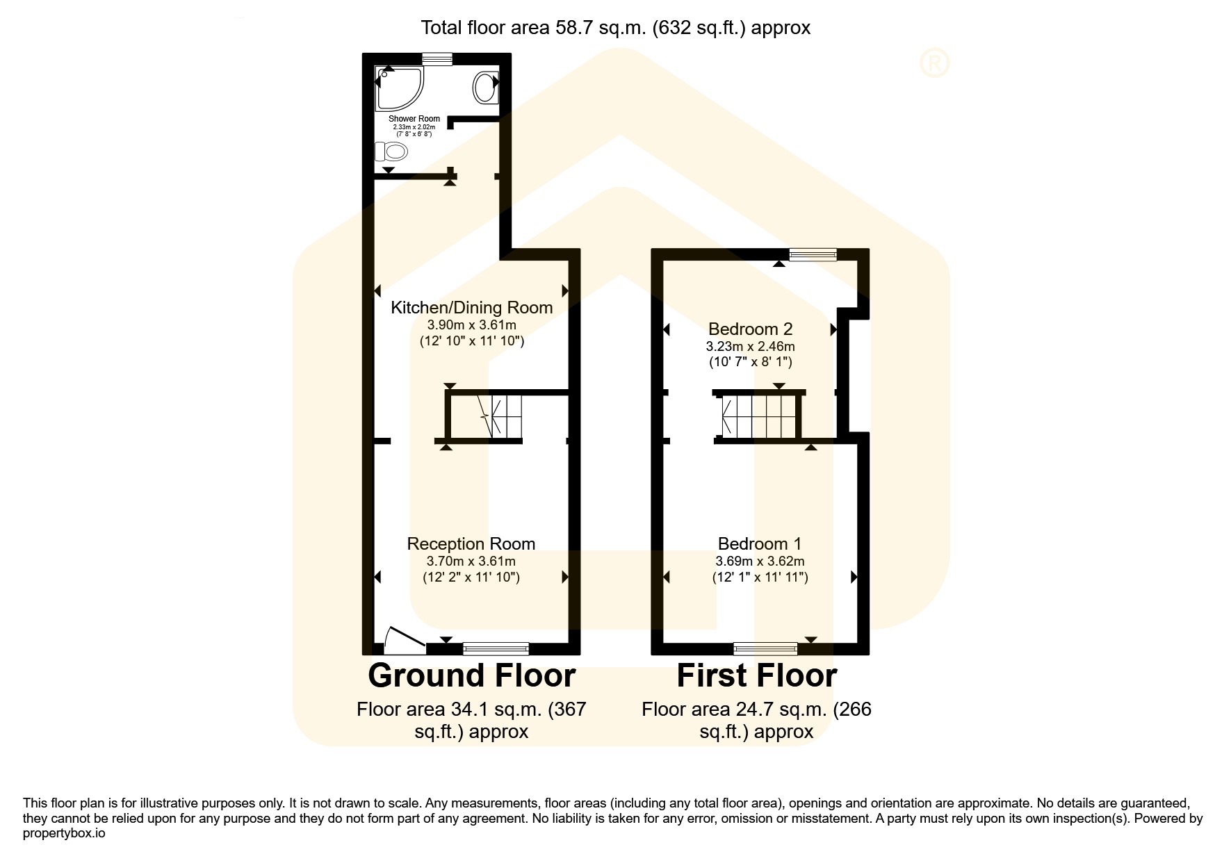 11 Craners Road, Hillfields, Coventry floorplan