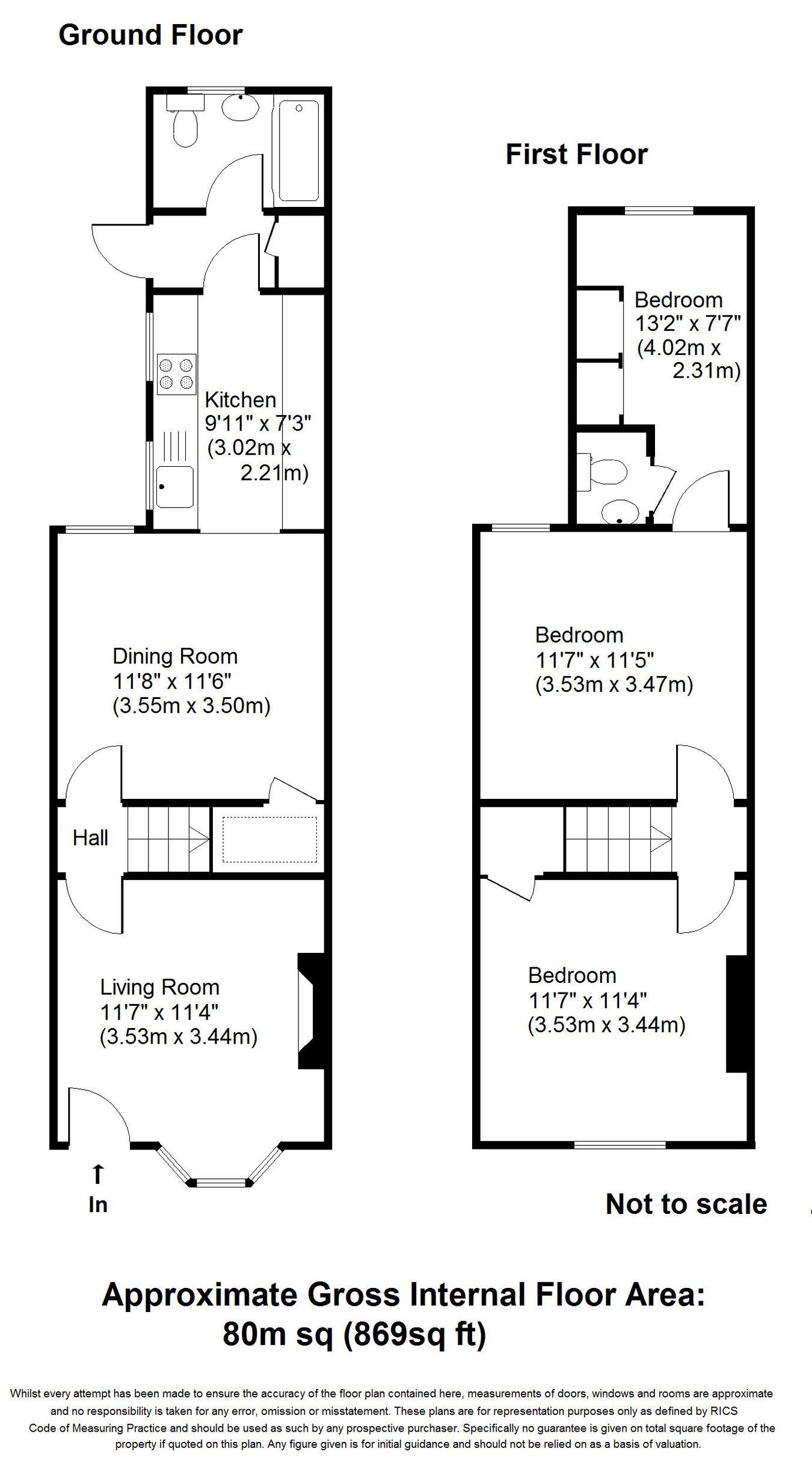 Rose Cottage, Sunbury Lane, Walton-on-Thames floorplan