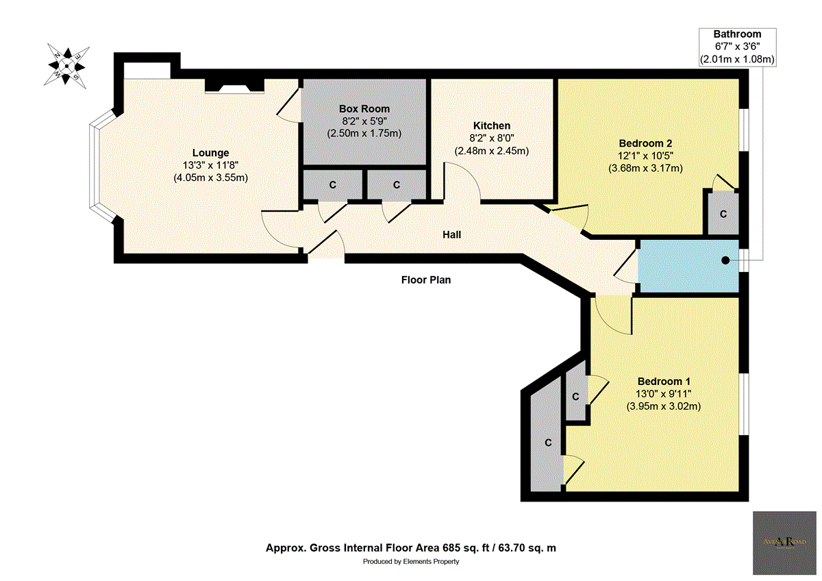 4/5 Royston Terrace, Edinburgh floorplan