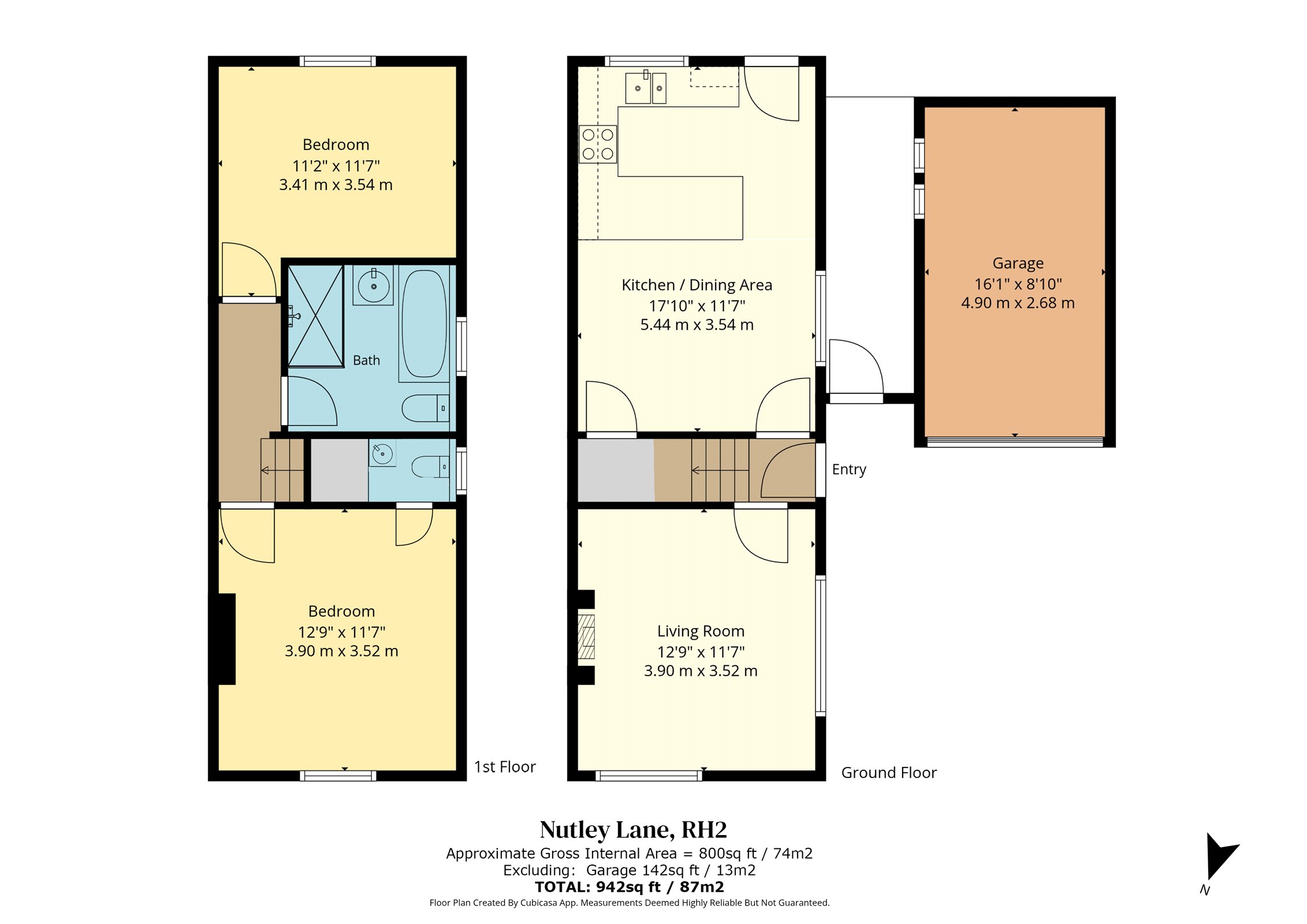 95, Nutley Lane, Surrey floorplan