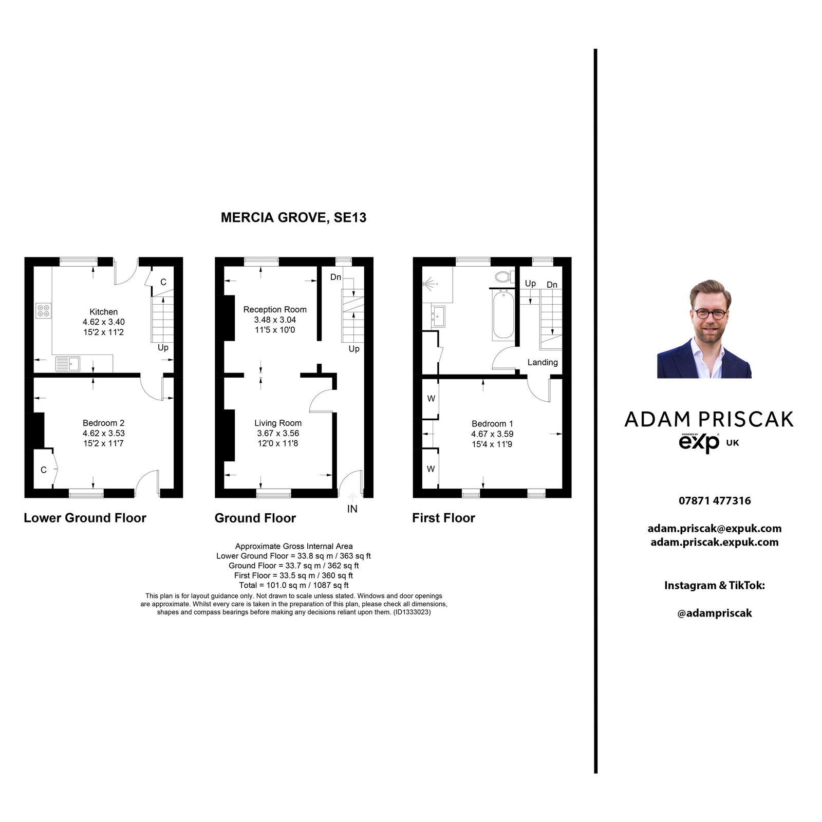 17, Mercia Grove, London floorplan
