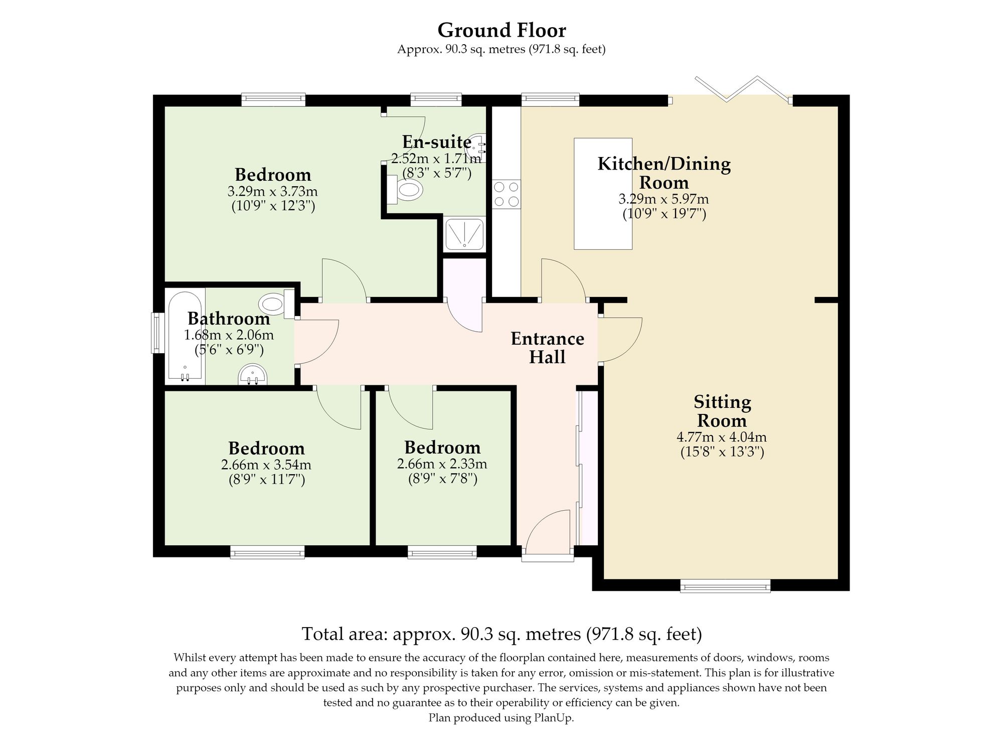 9 Ormesby Glebe, Great Yarmouth floorplan
