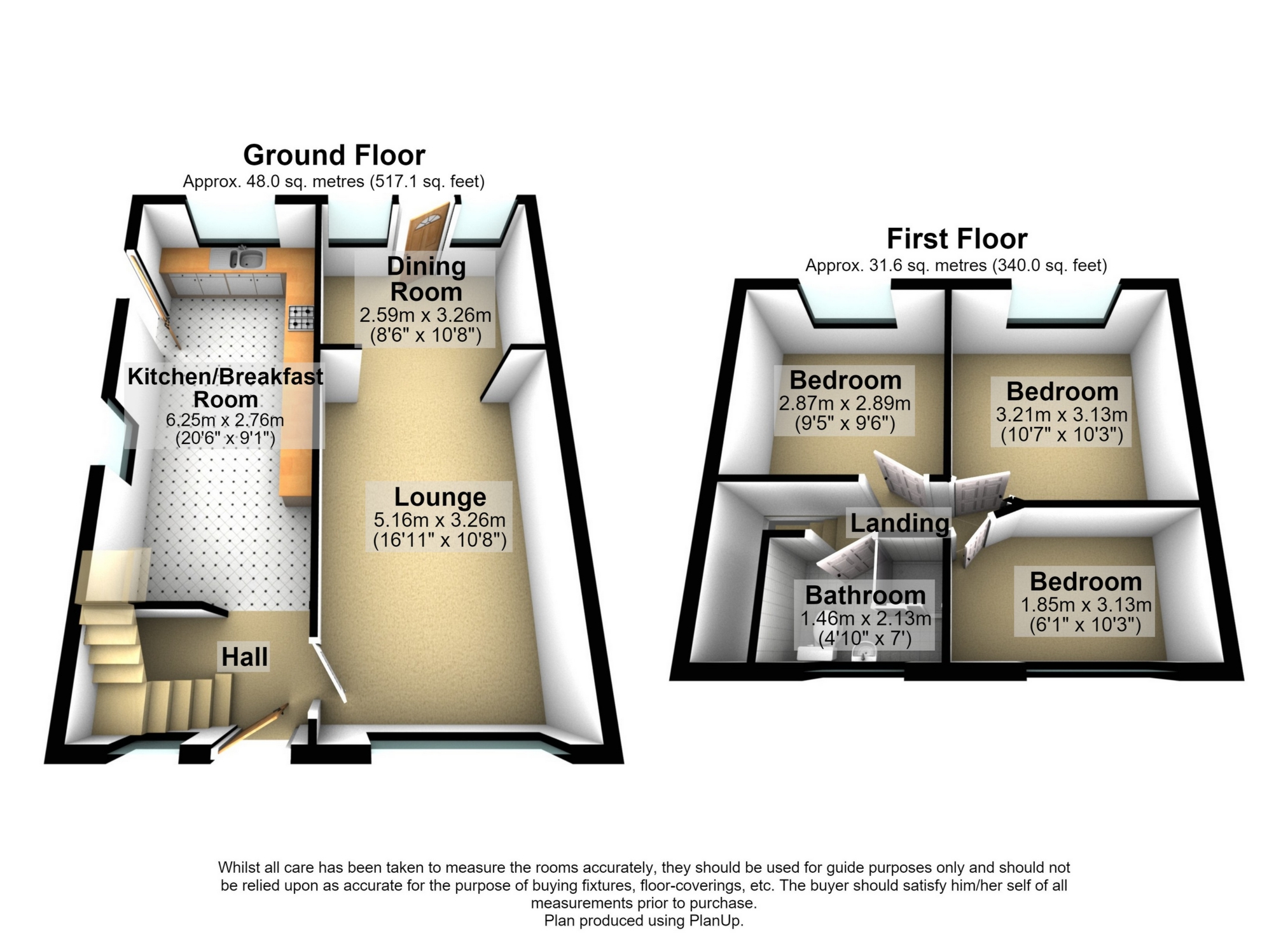 59, Moorfield Avenue, Denton floorplan