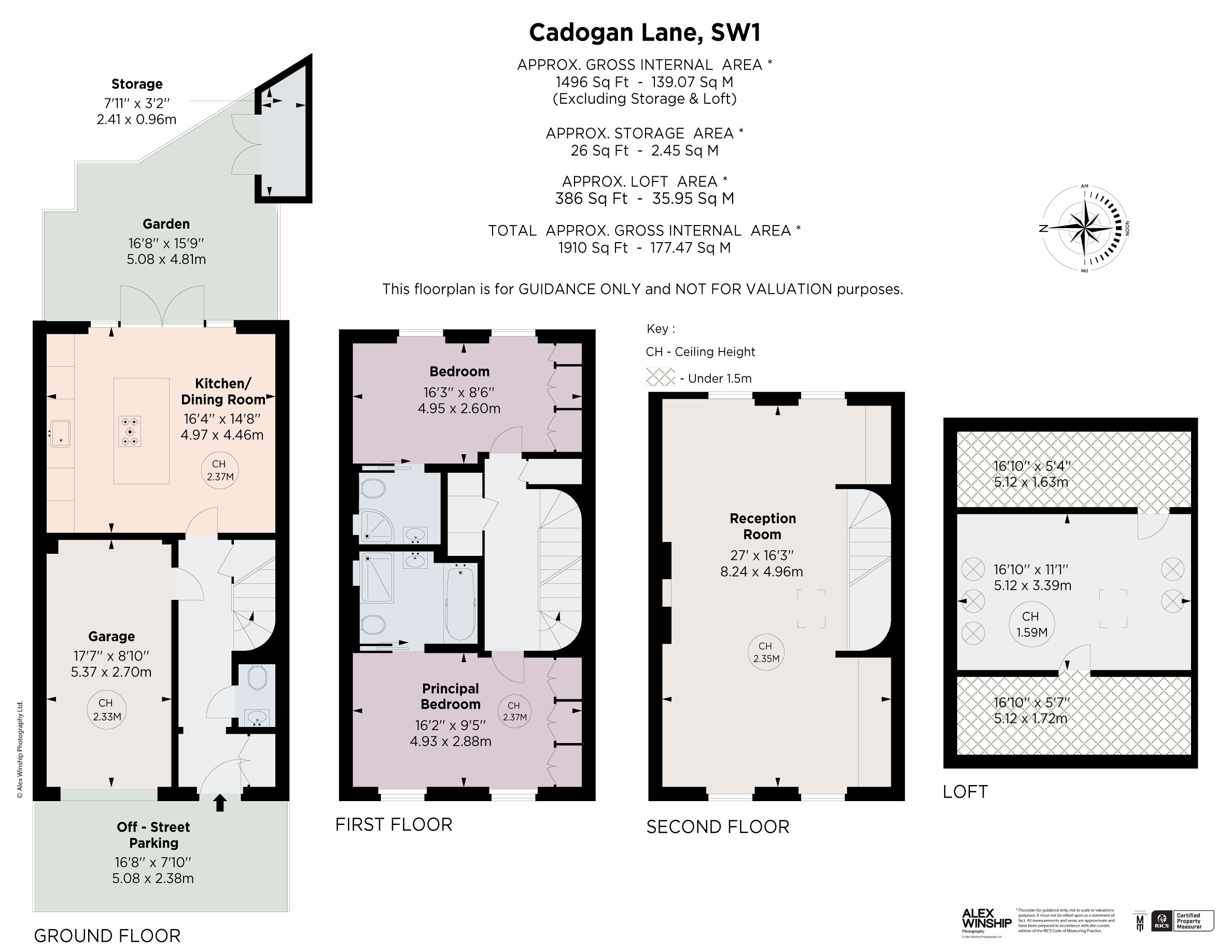 83, Cadogan Lane, London floorplan
