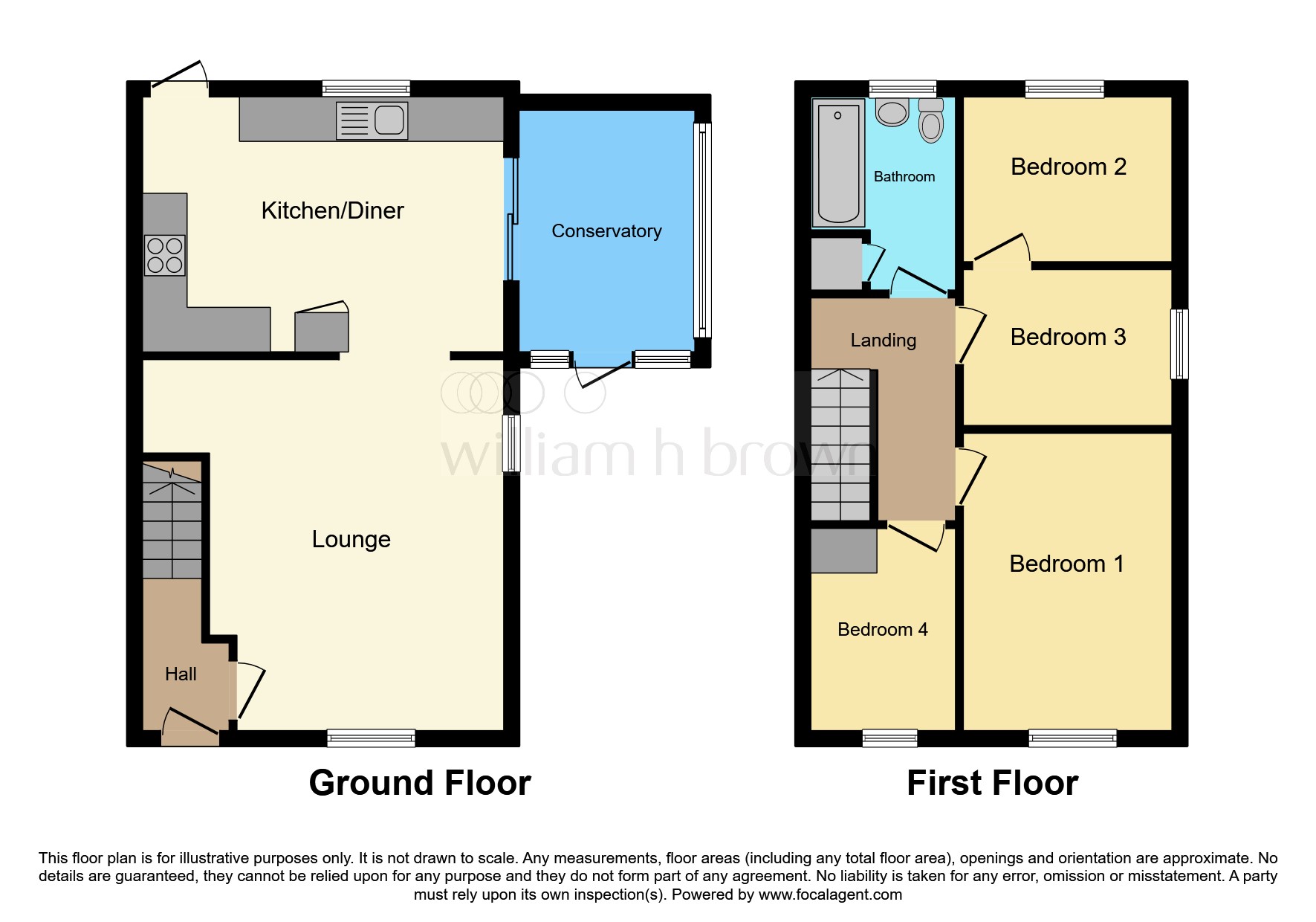 2, Meadow Rise, Nottingham floorplan