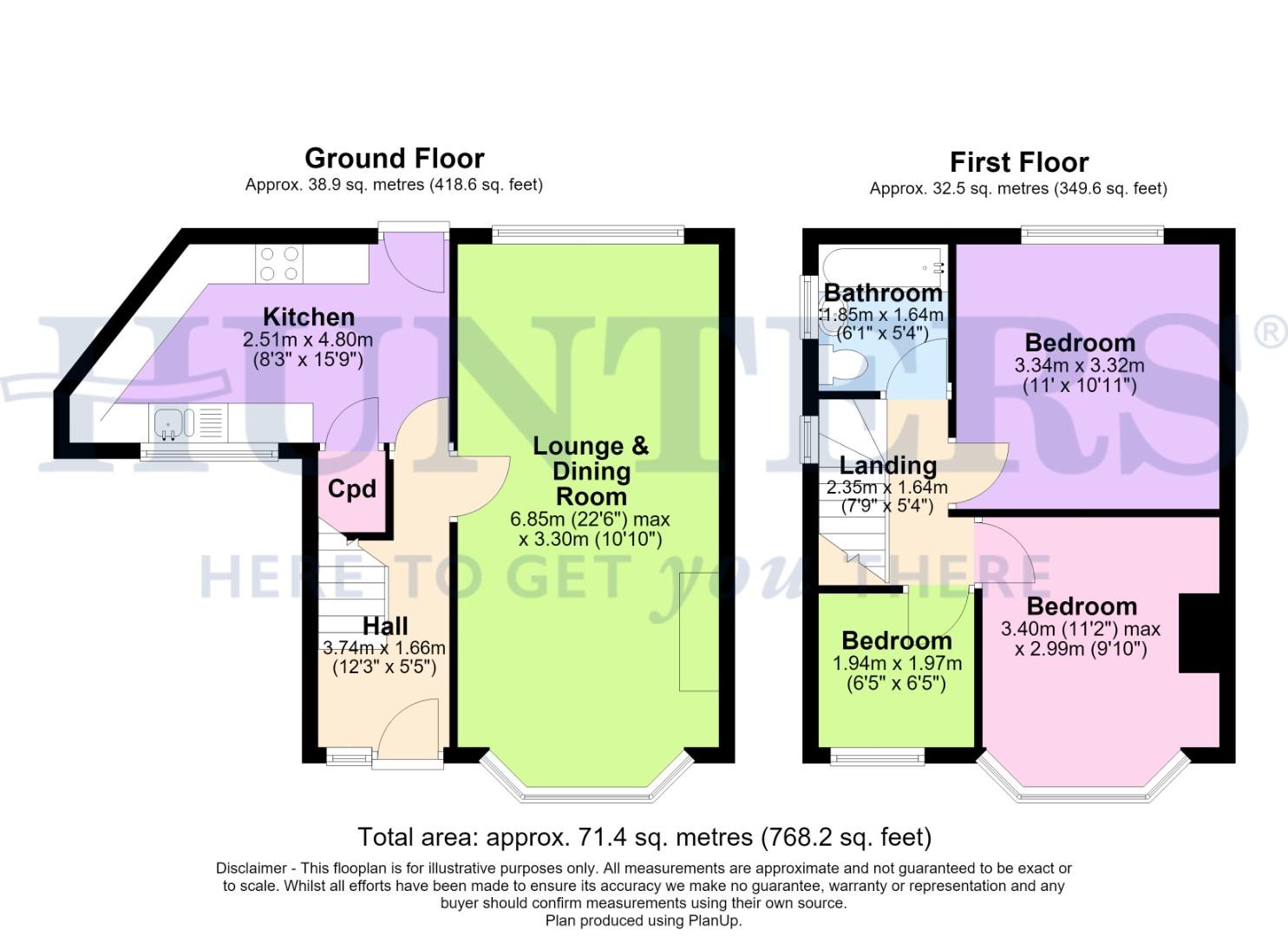 32, Acresfield Road, Manchester floorplan