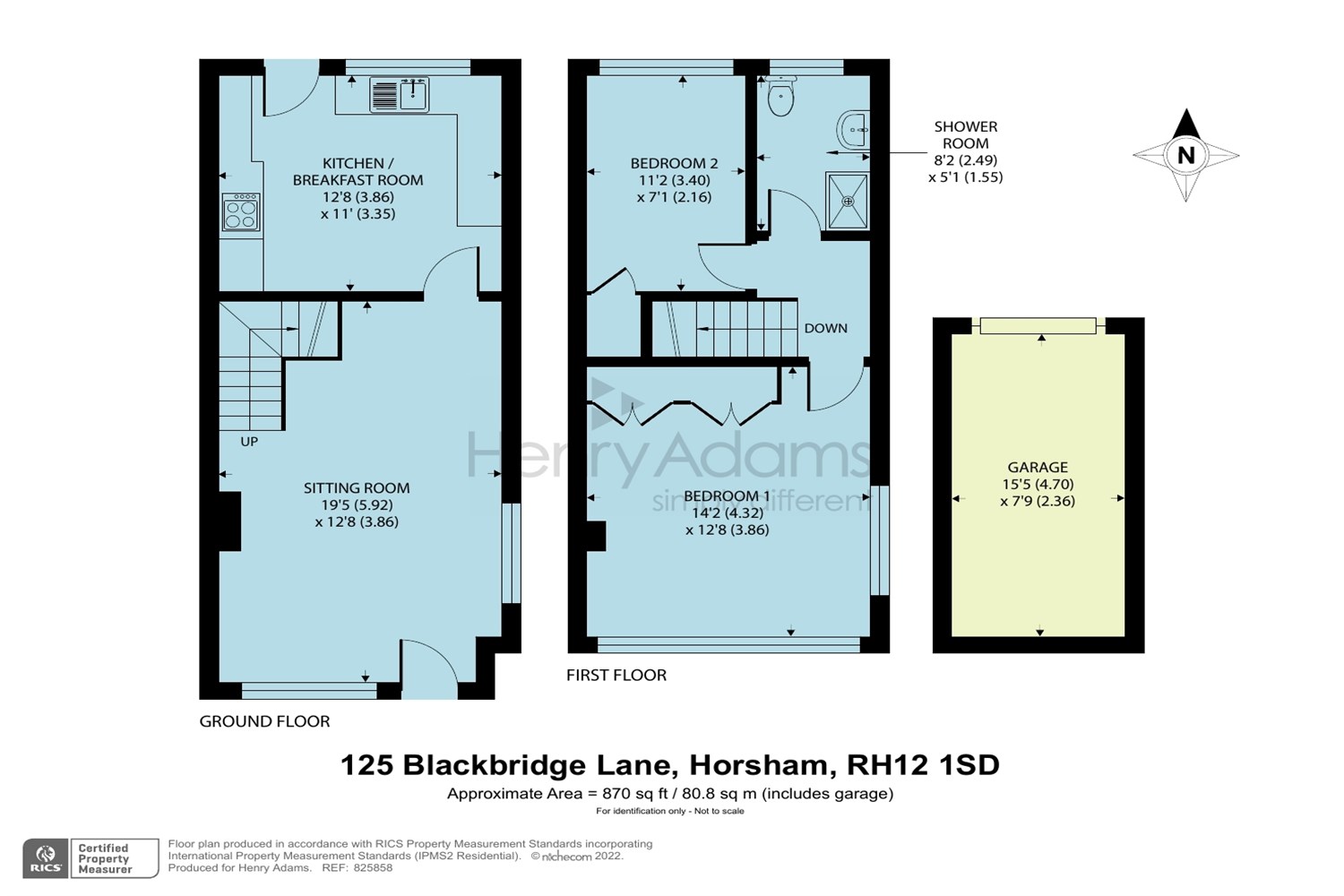 Blackbridge Lane, Horsham RH12, 2 bedroom end terrace house for sale