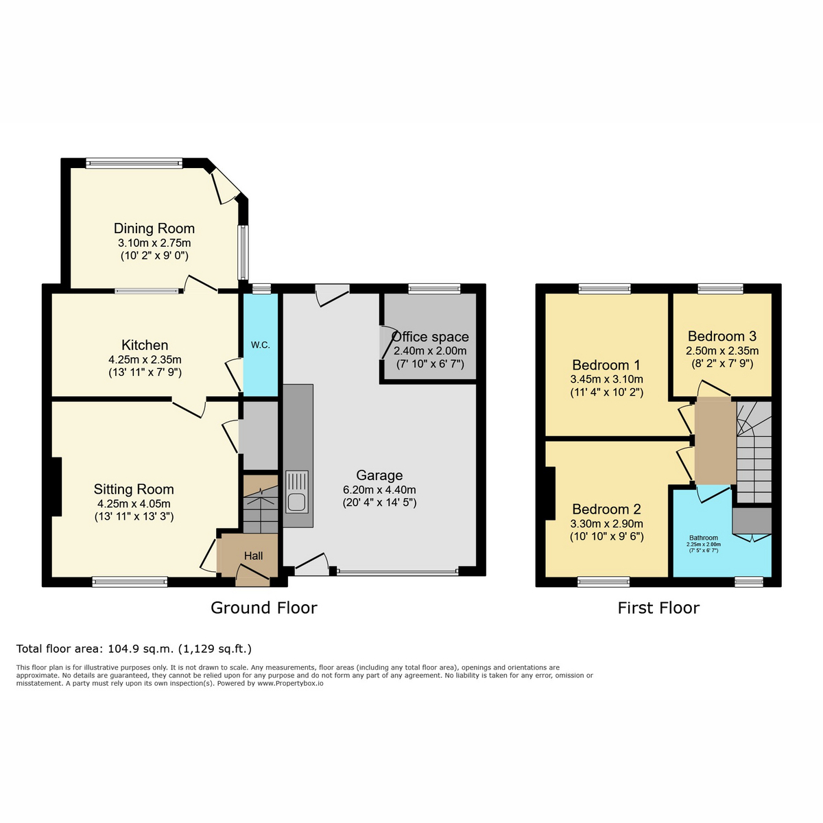 55, Laburnum Crescent, Kettering floorplan