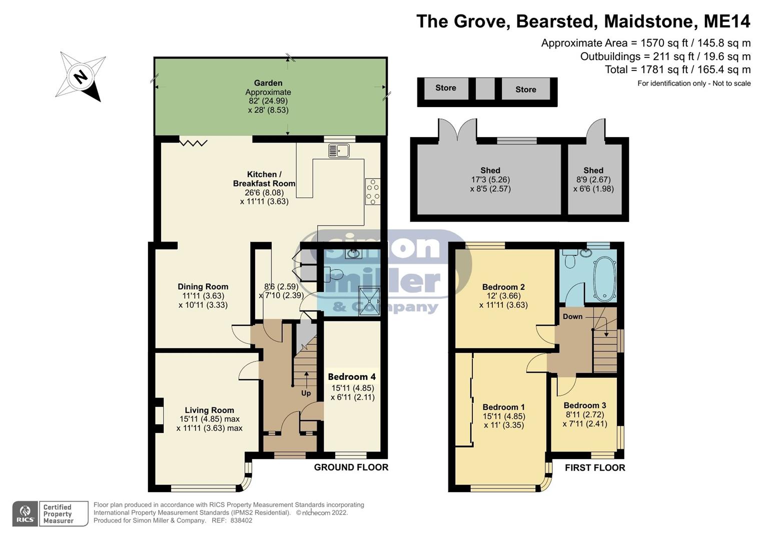 7, The Grove, Maidstone floorplan