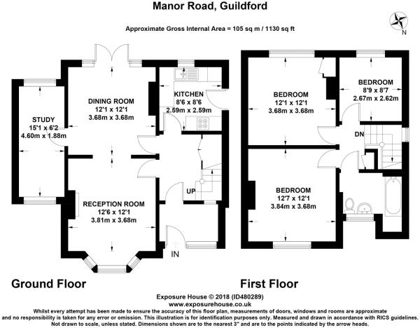 3 Bedrooms  to rent in Manor Road, Guildford GU2