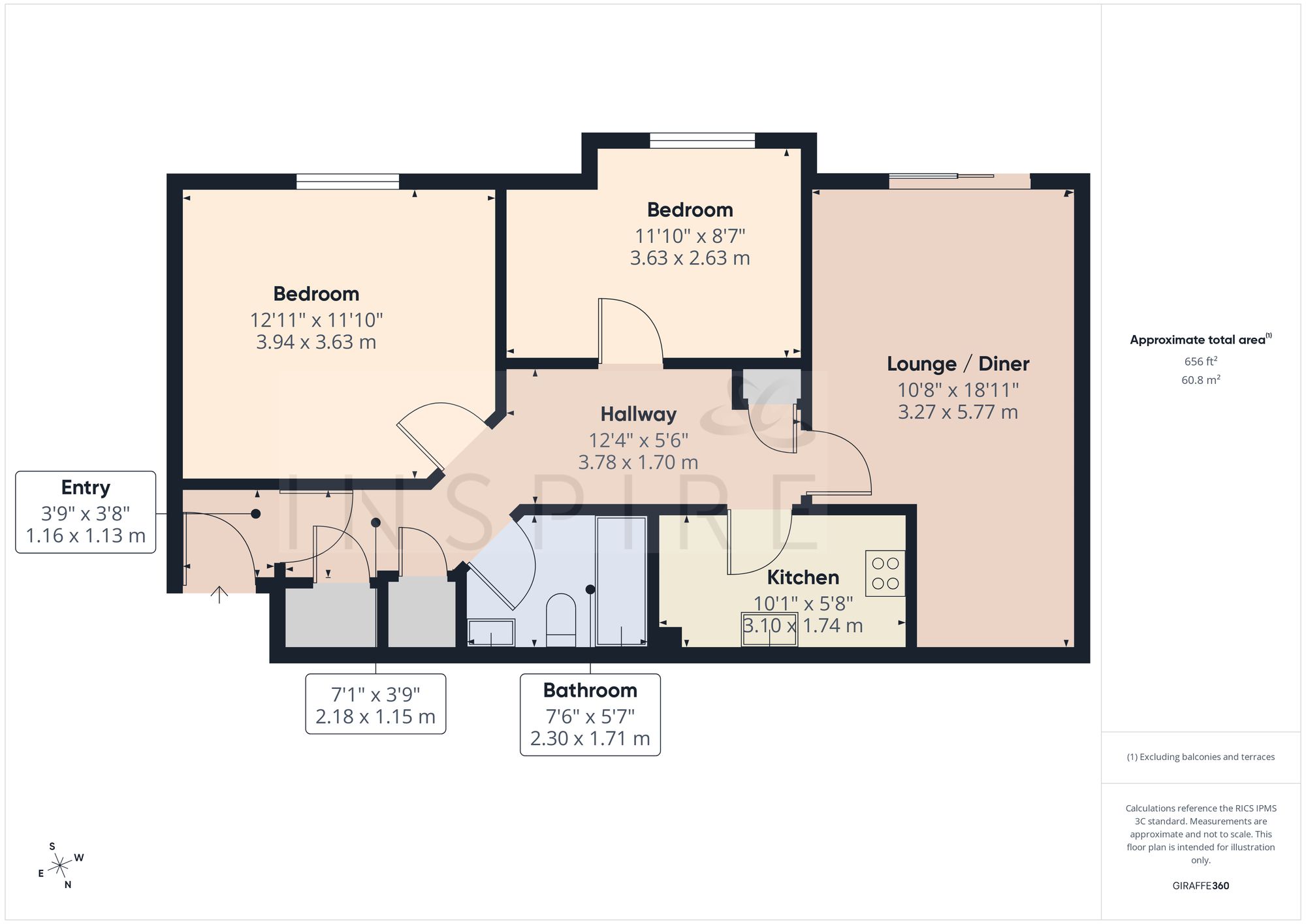 Leicester Court, Newbury Road, Crawley floorplan