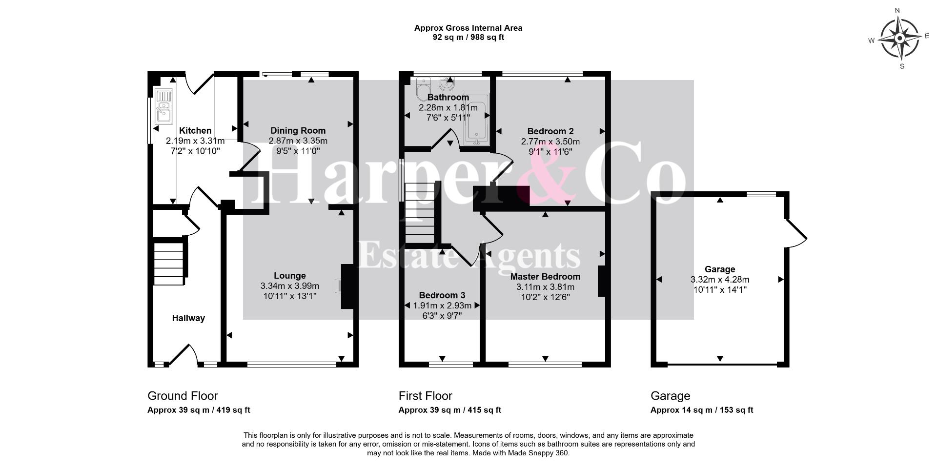 31, Dunlin Close, Stockton-On-Tees floorplan