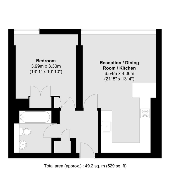 B63 Parliament View, Lambeth floorplan