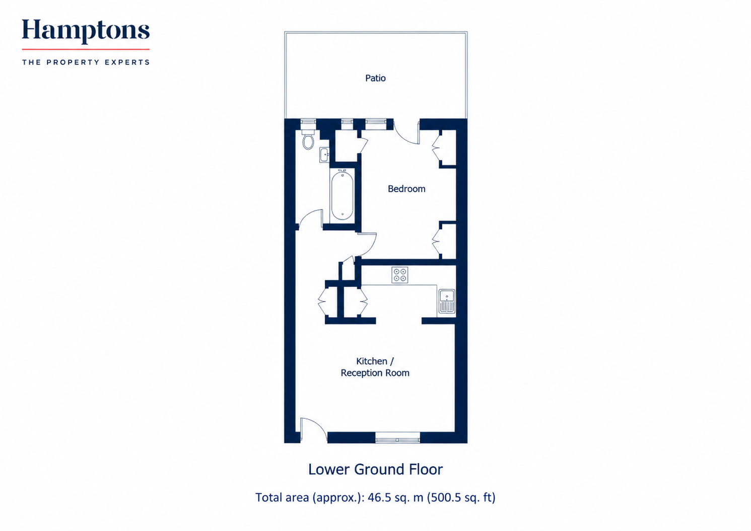 Monmouth Road, London floorplan