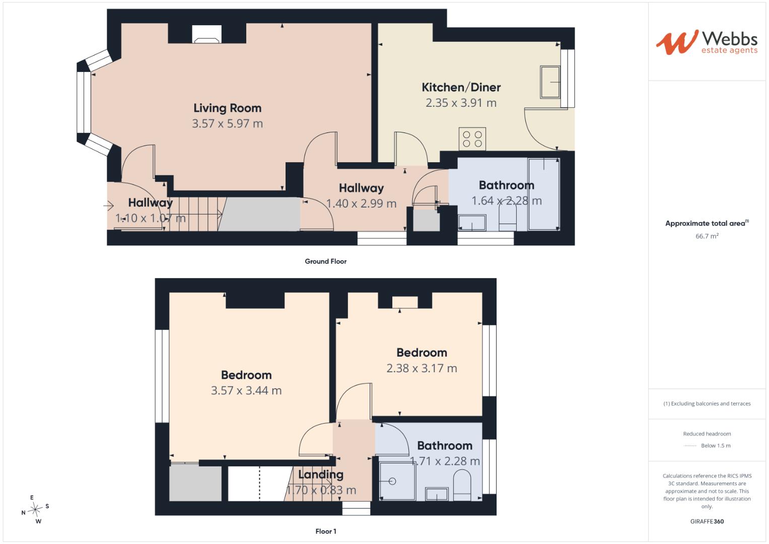 19, James Street, Cannock floorplan