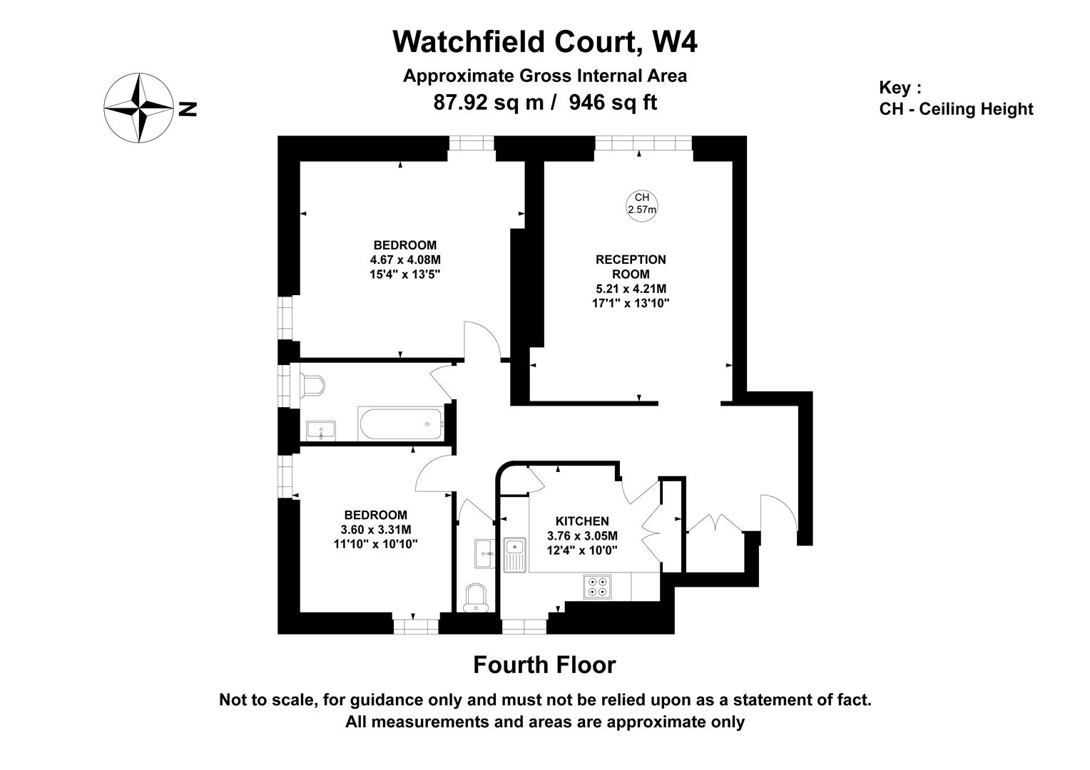 Watchfield Court, London W4, 2 bedroom flat for sale - 70434539 ...