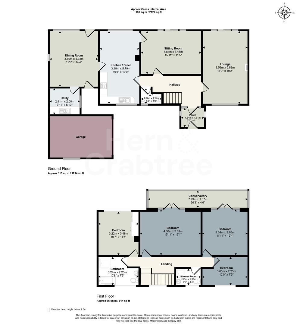57, Pwllmelin Road, Cardiff floorplan