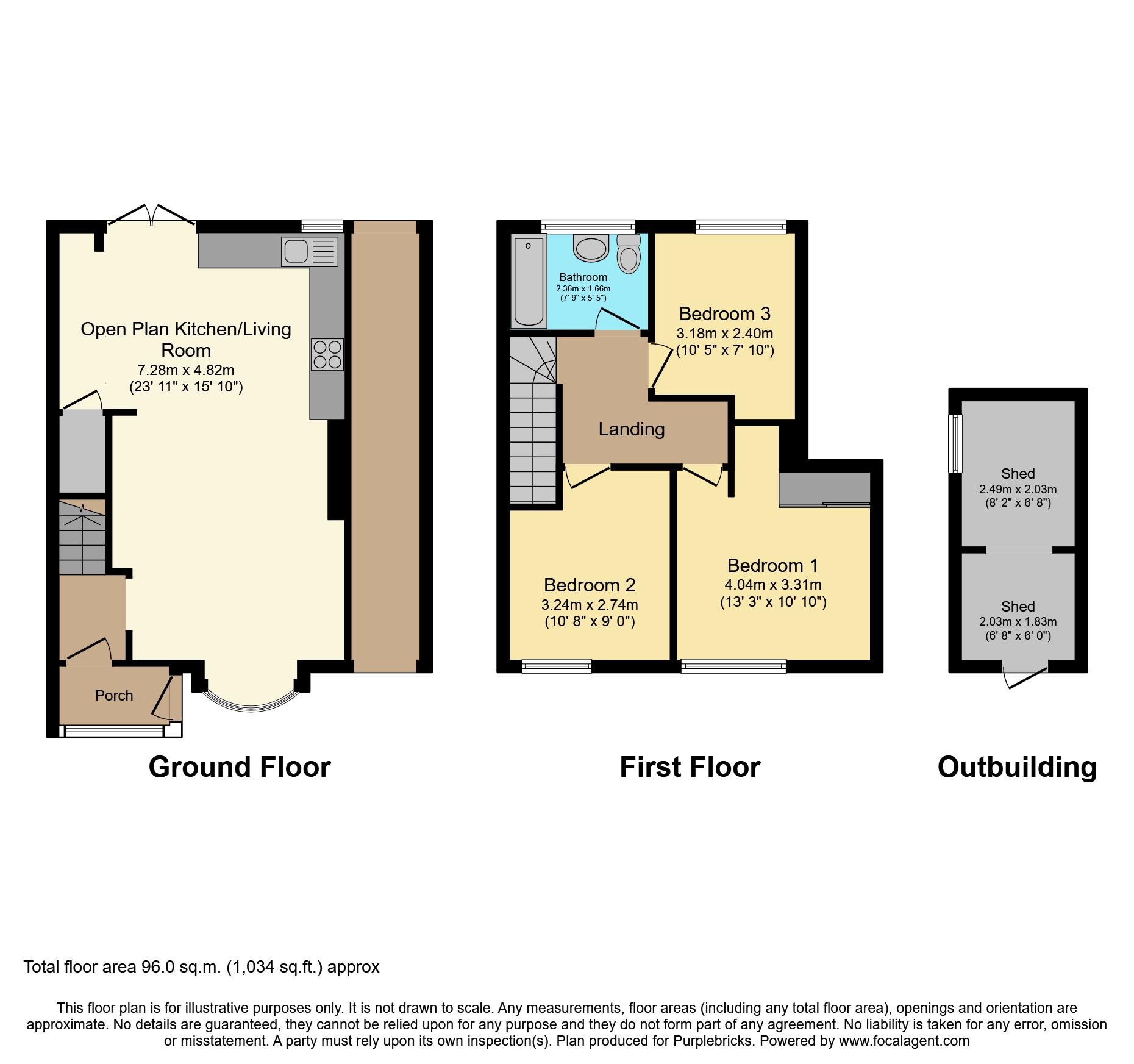 41, Garnett Crescent, Leicester floorplan