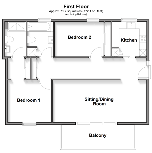 York Avenue, East Cowes floorplan