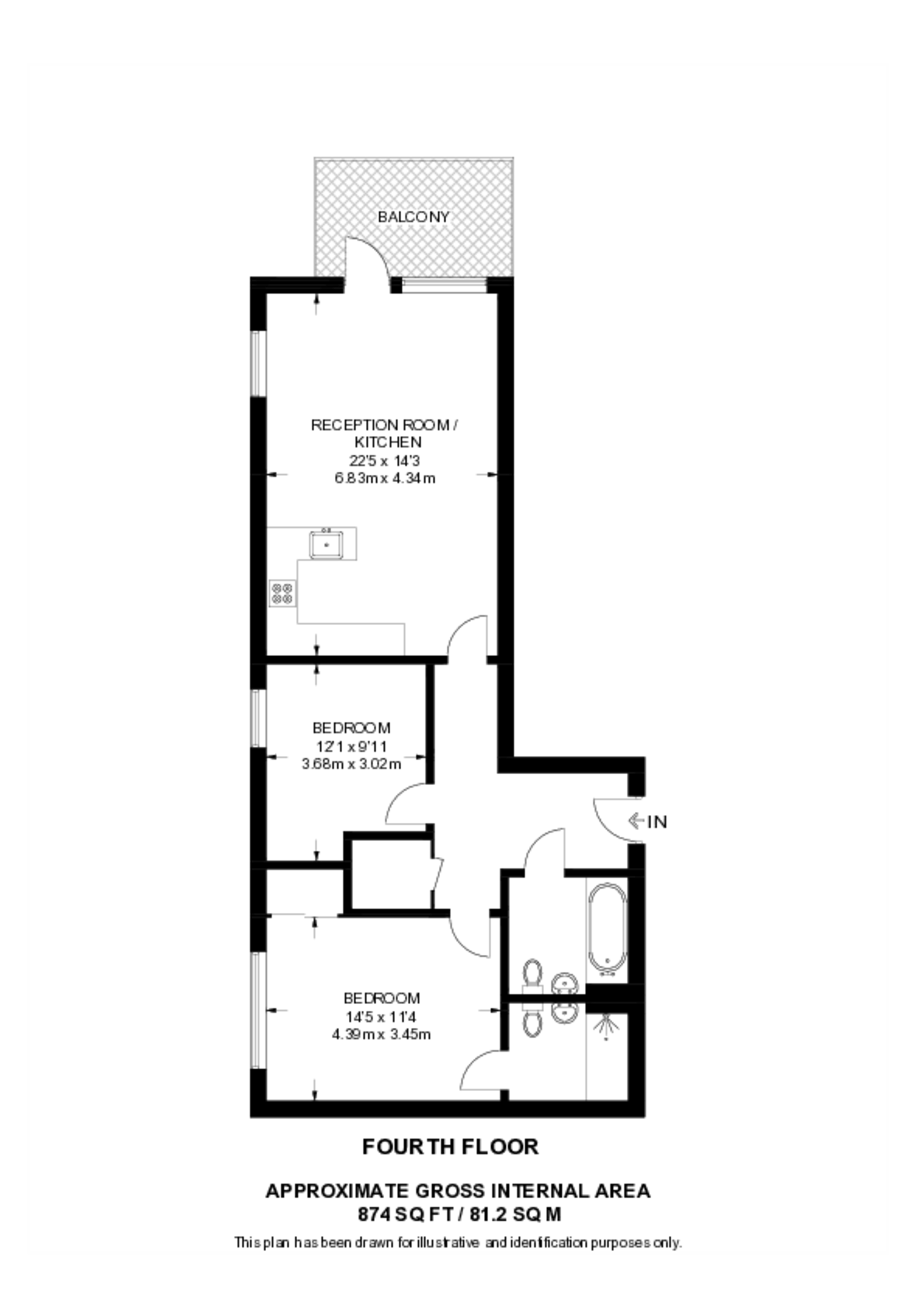 East Central Apartments, Hoe Street, Walthamstow, Walthamstow floorplan
