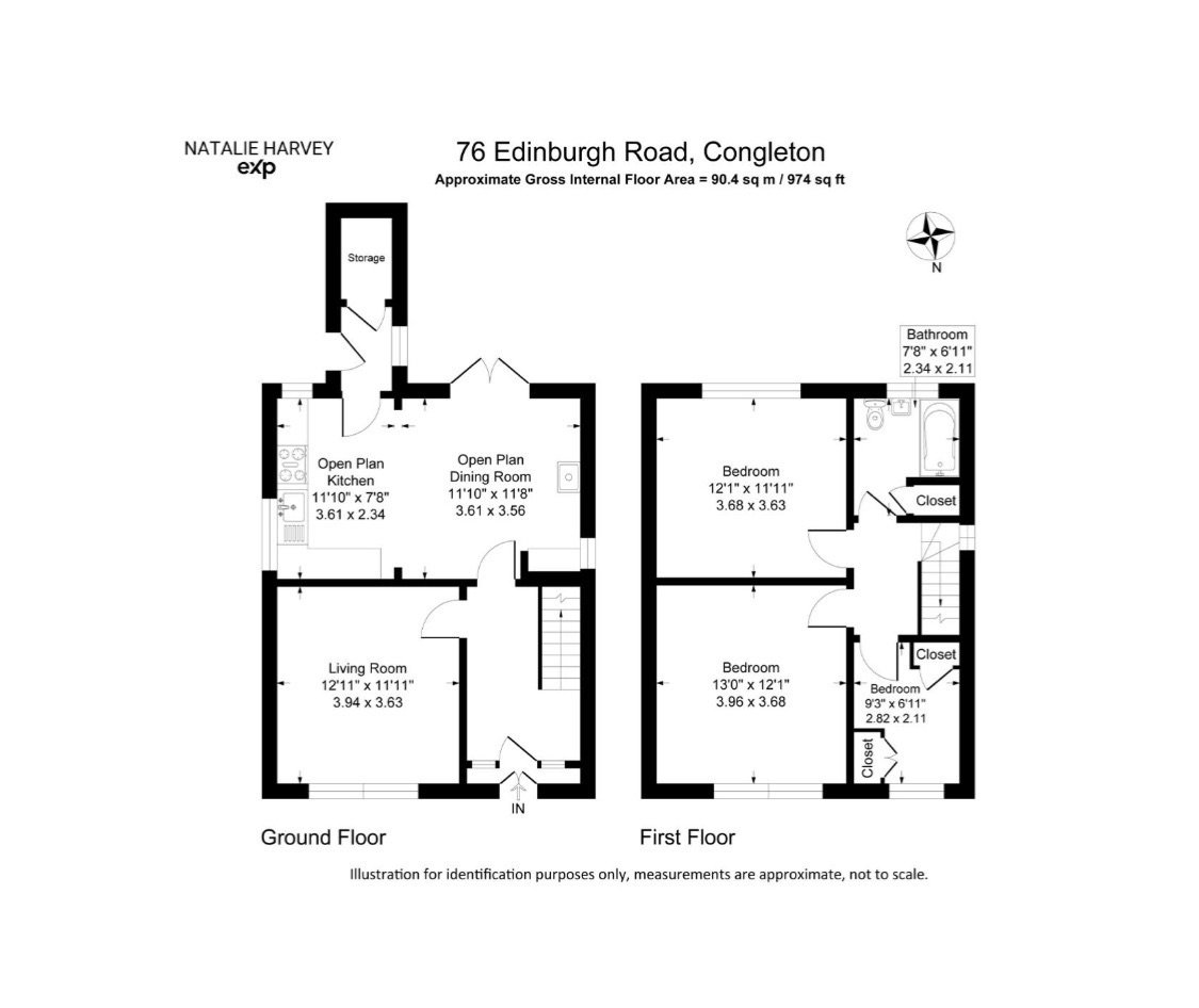 76, Edinburgh Road, Congleton floorplan