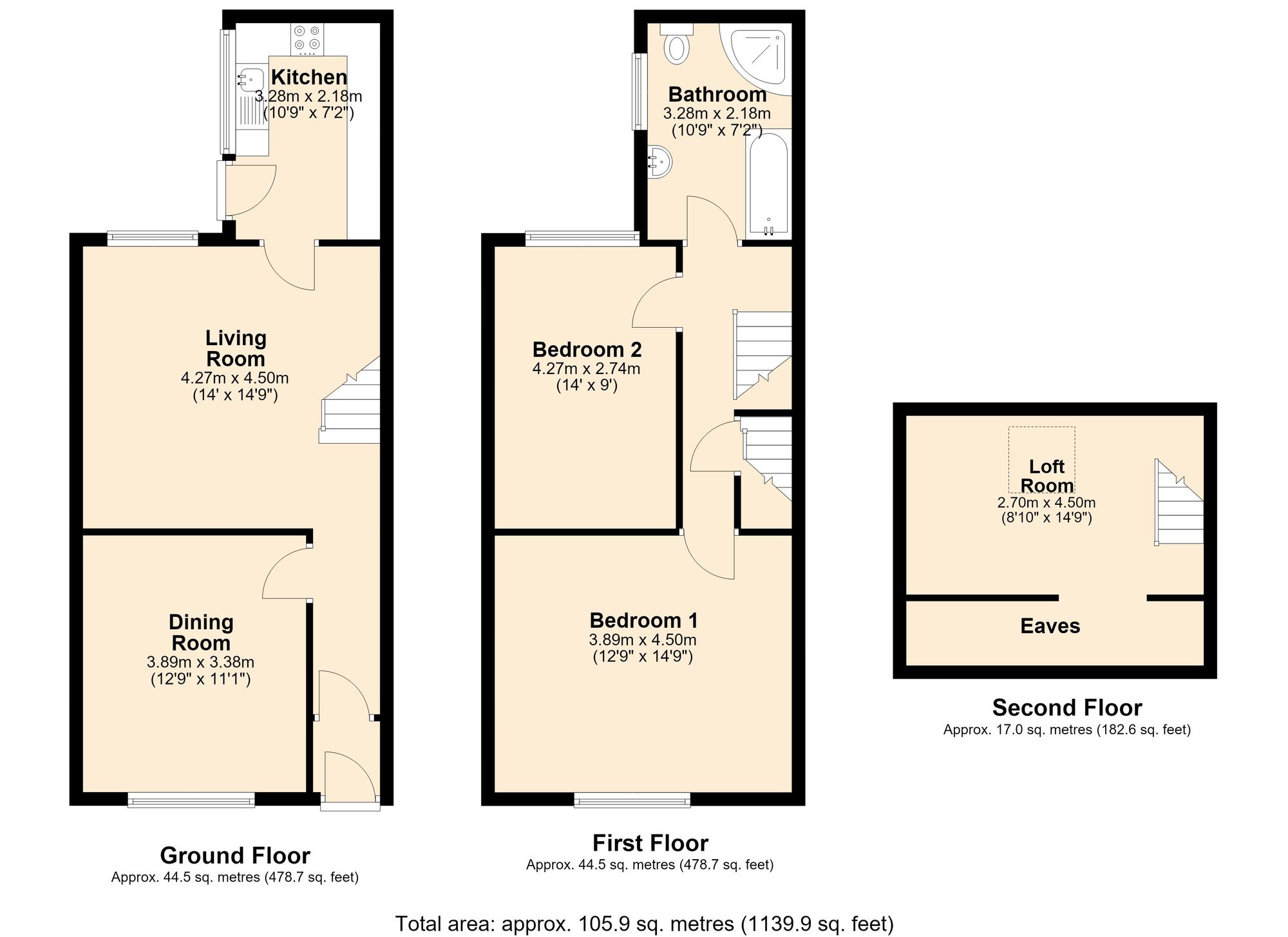 104 Sparth Road, Accrington floorplan