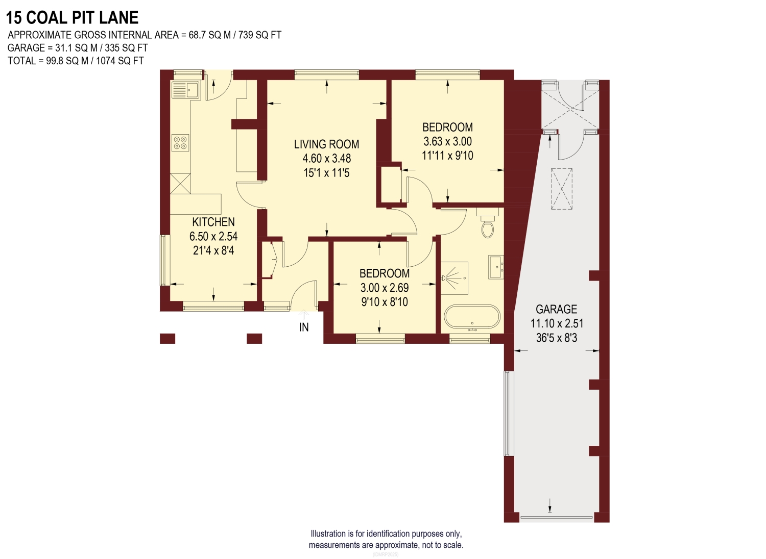 Coal Pit Lane Stocksbridge, Sheffield floorplan