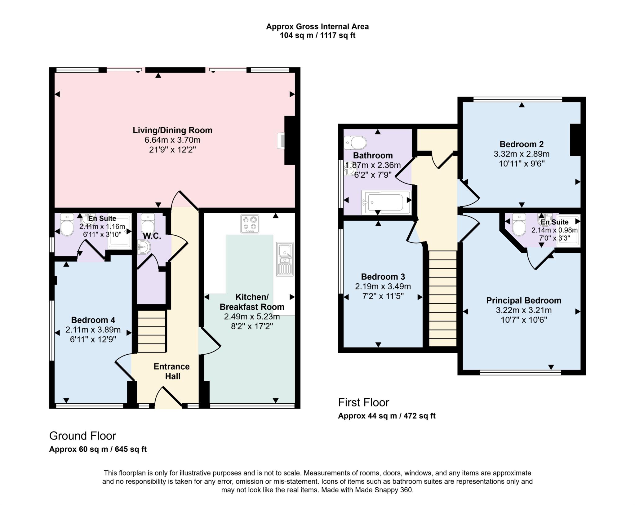 12, Smithwood Grove, Cheltenham floorplan