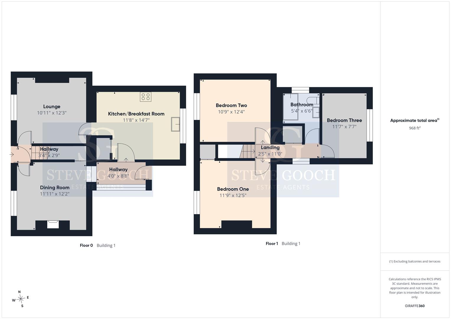 3 Rock Villa, Hawthorns, Drybrook floorplan