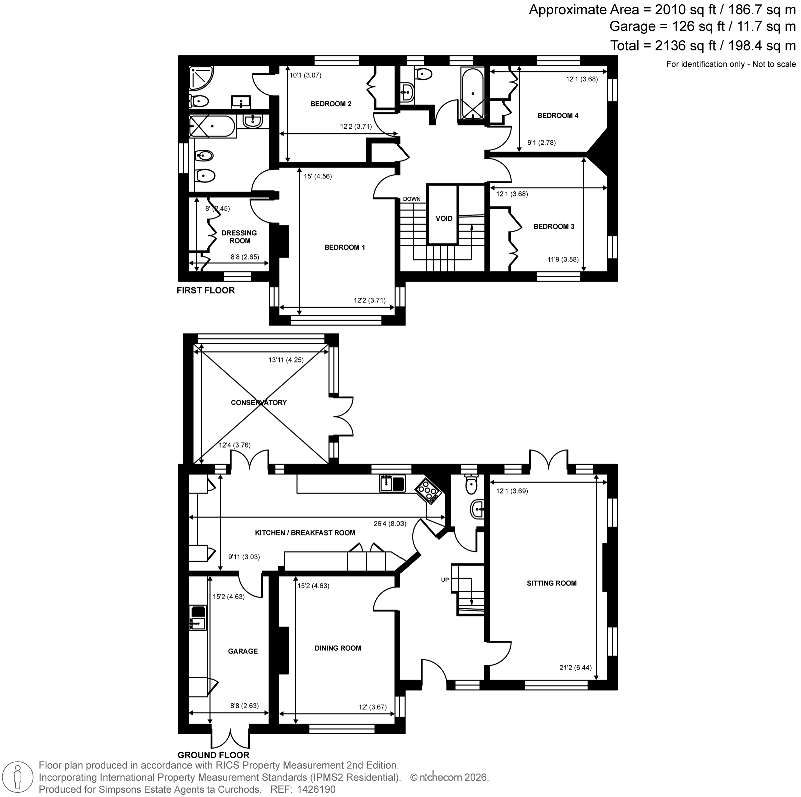 Brook Lodge, 2, Orchard Road, Shalford floorplan