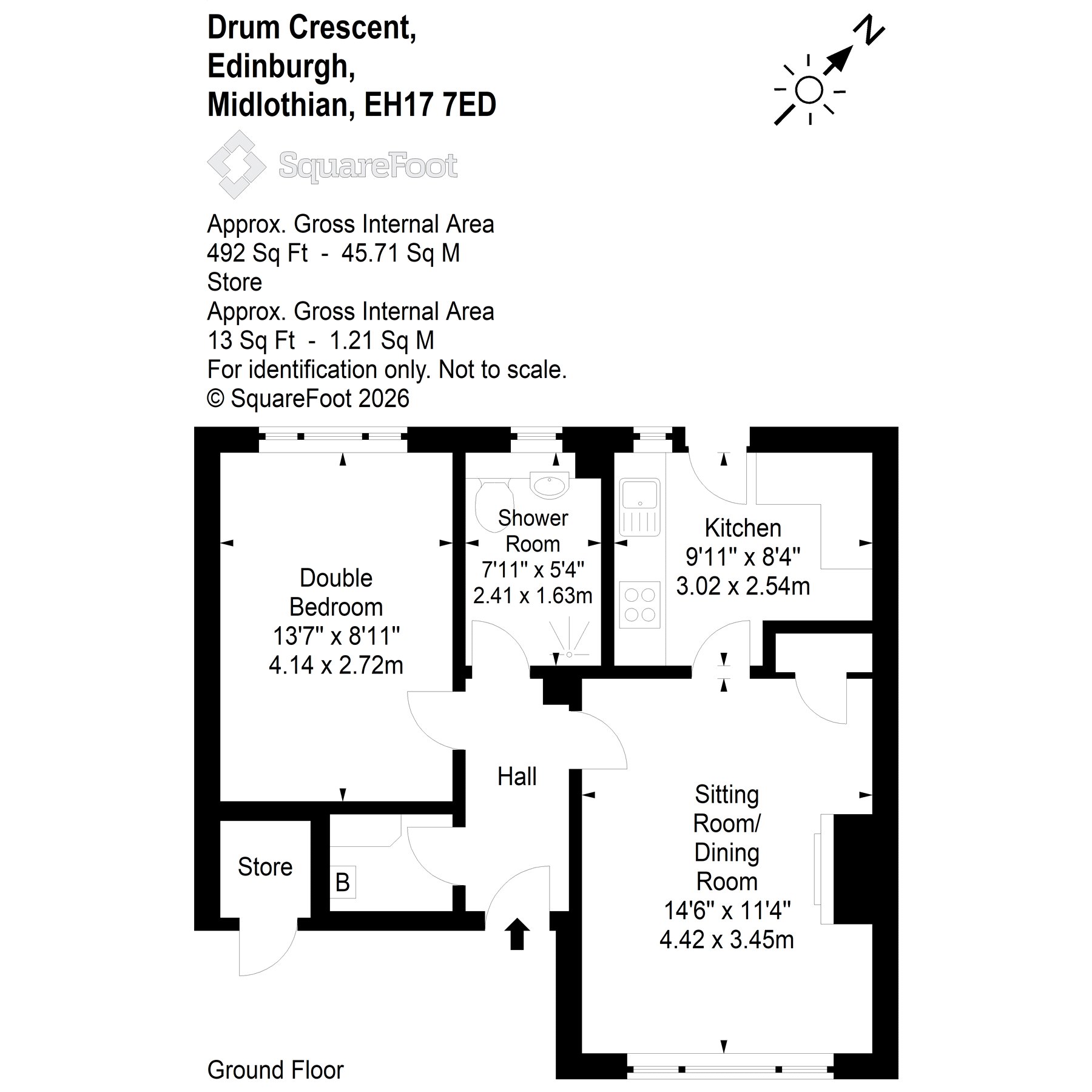 6 Drum Crescent, Gilmerton Edinburgh floorplan
