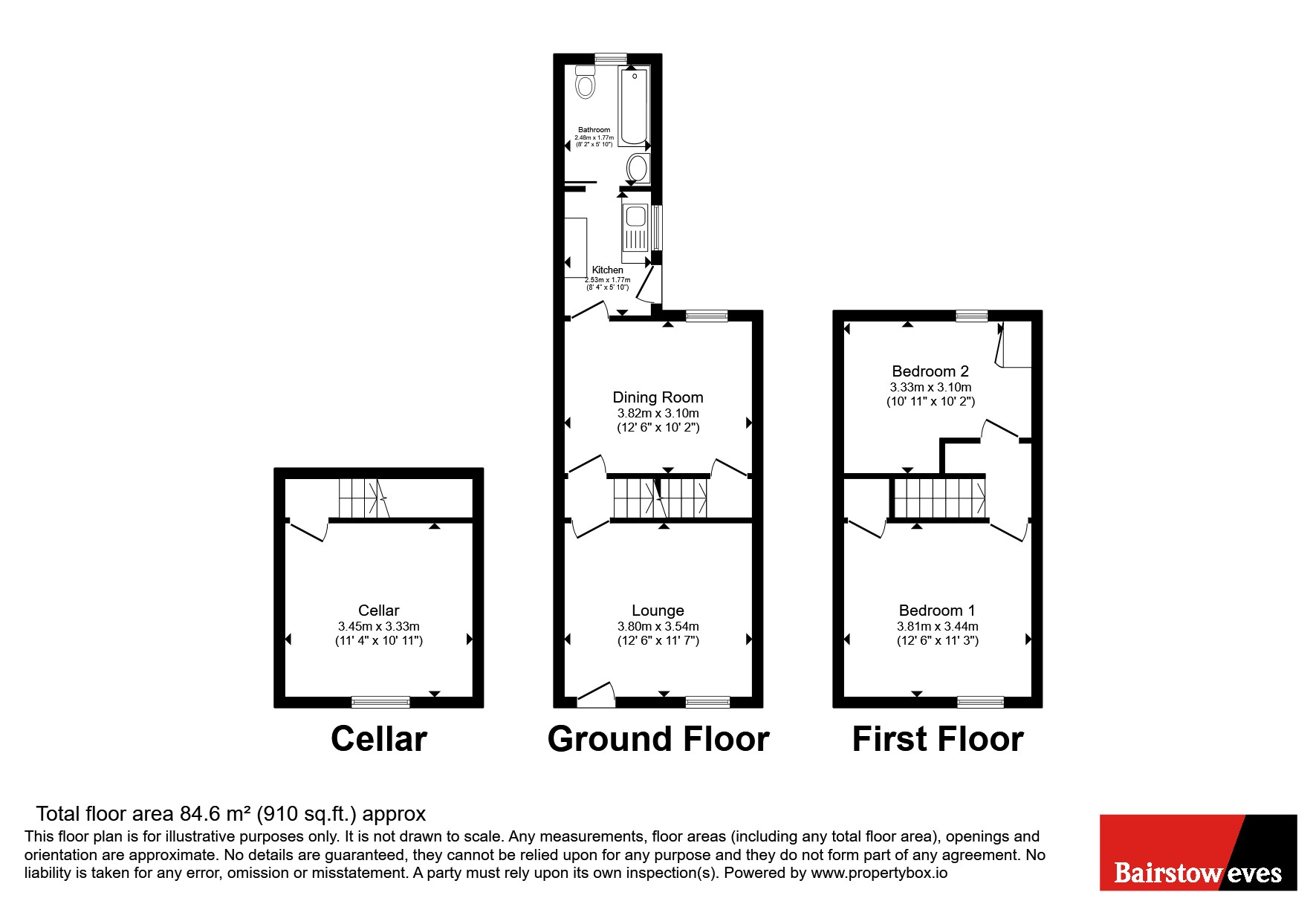 37, Priestsic Road, Nottinghamshire floorplan