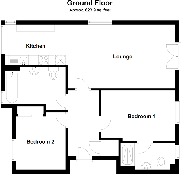 2 Bedrooms Flat for sale in Hawley Drive, Leybourne, West Malling ME19