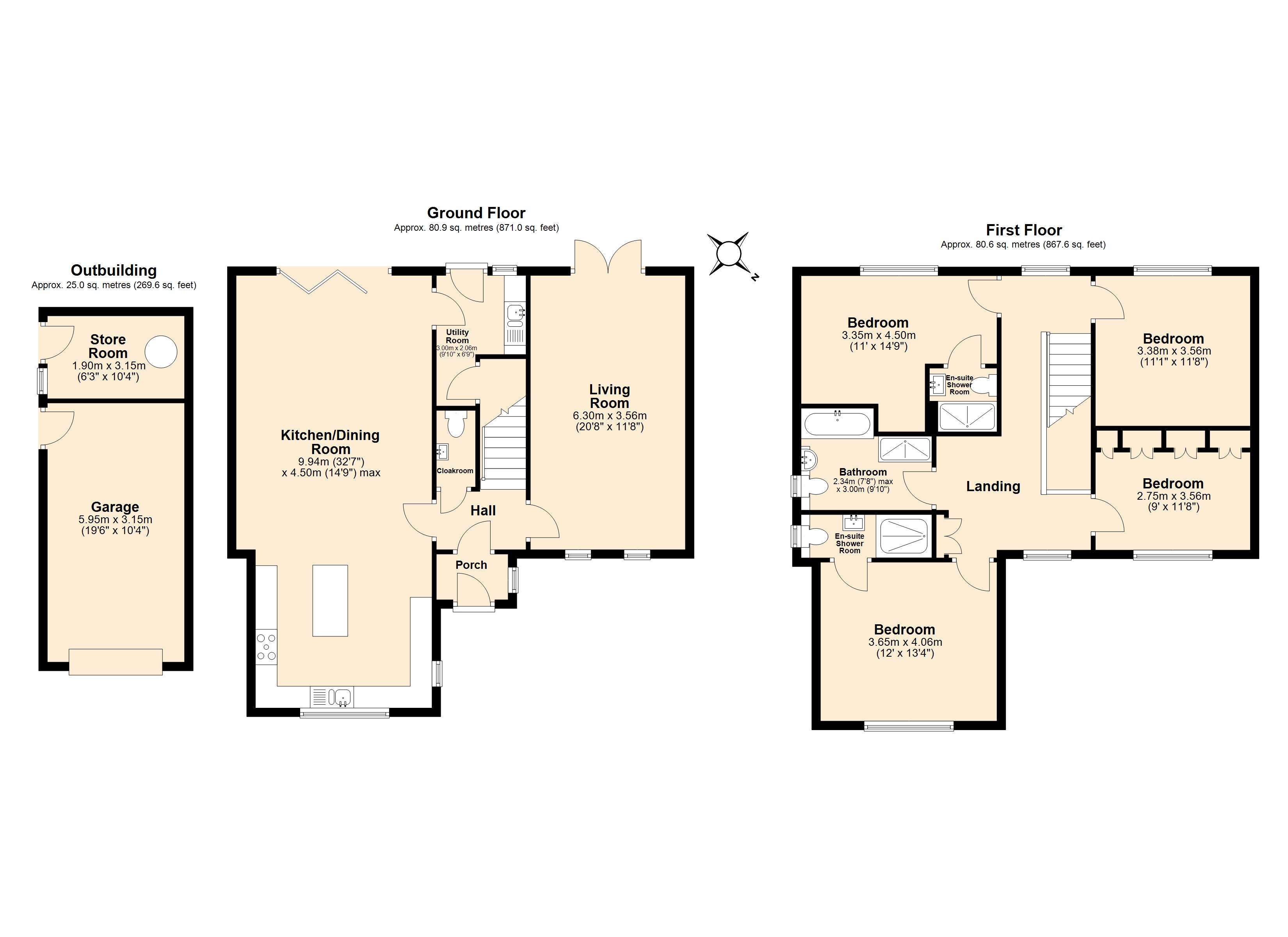 Oak House, Hereford floorplan
