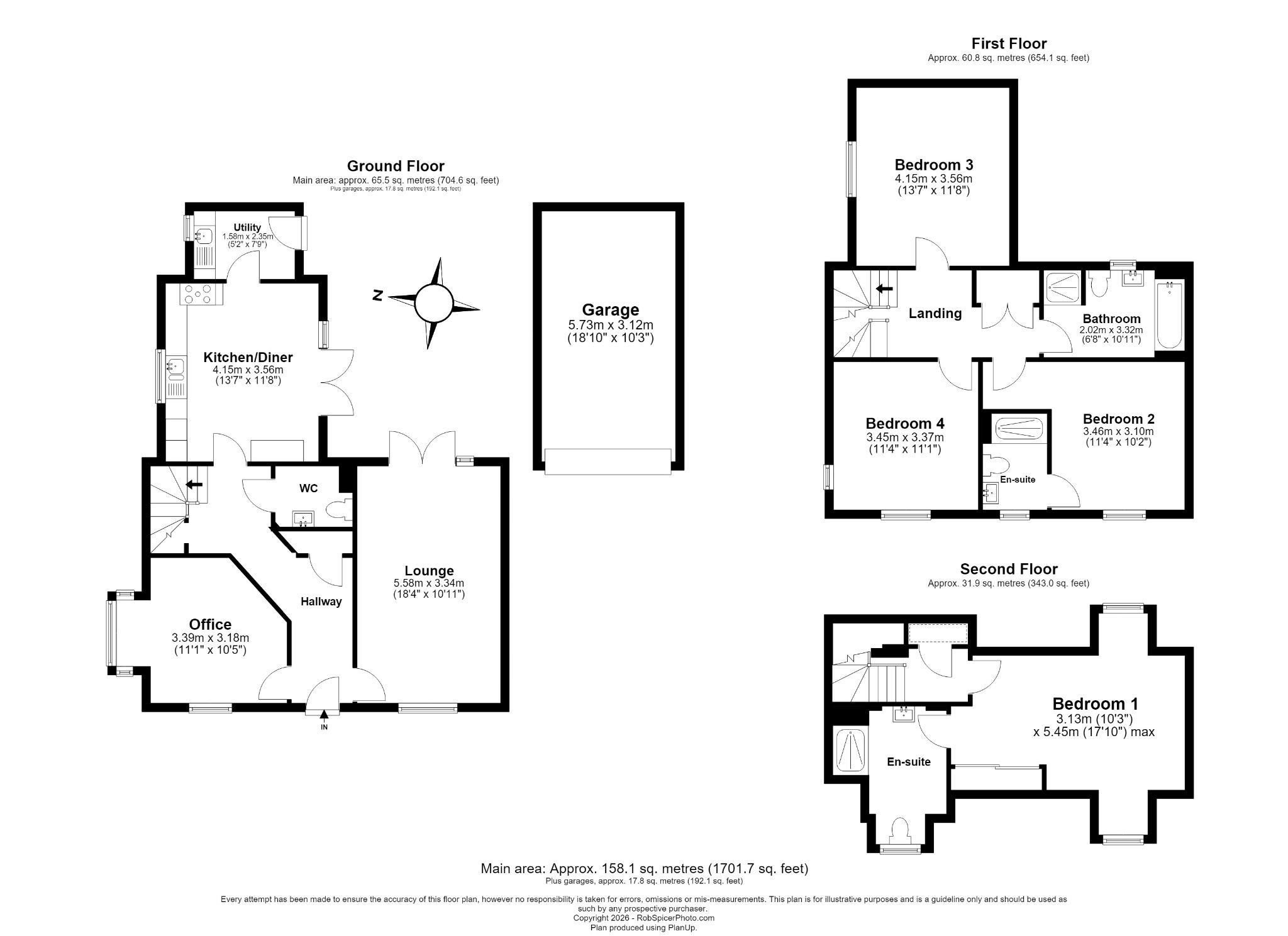 7 Gleanings Road, Irchester, Northamptonshire floorplan