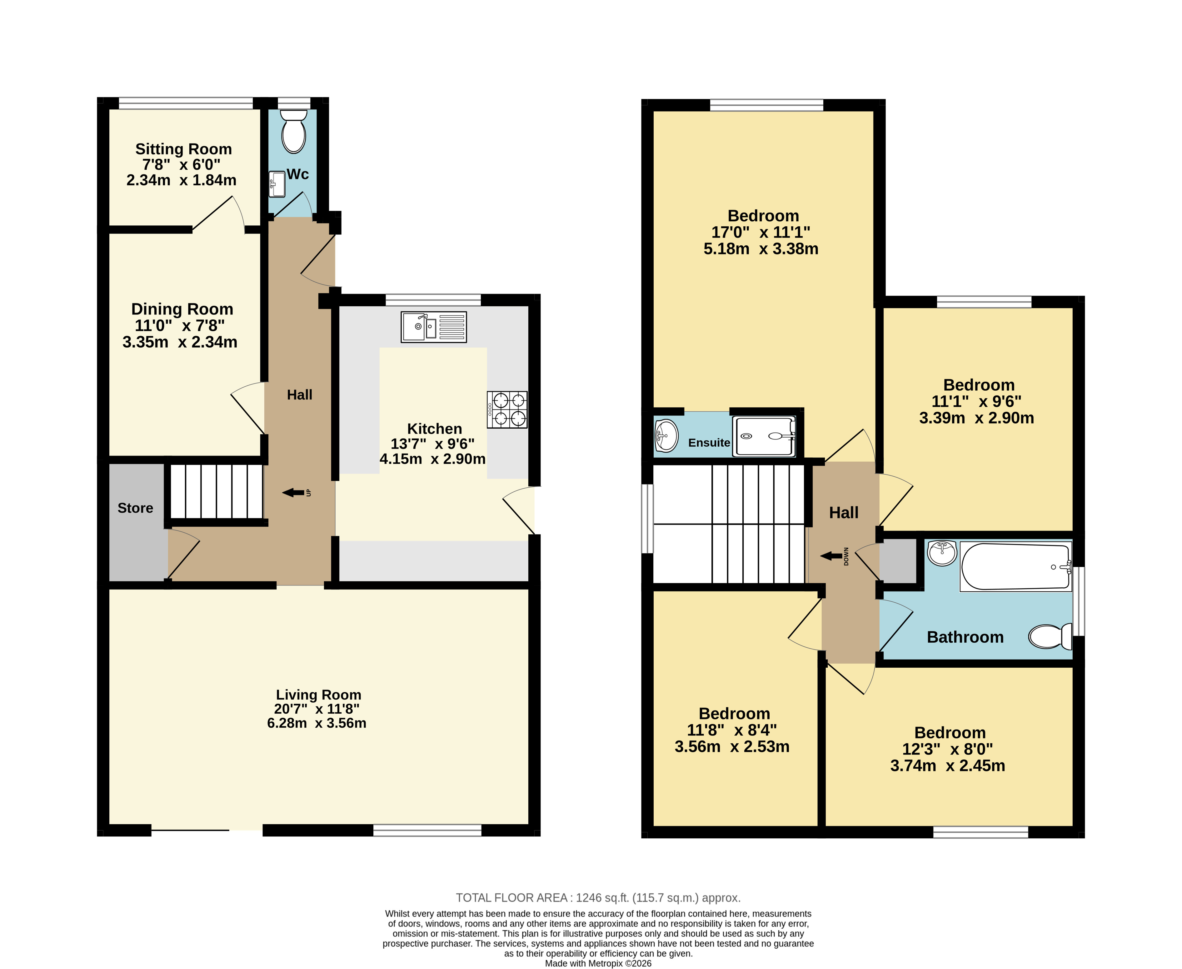 55, Fernlea Avenue, Kent floorplan