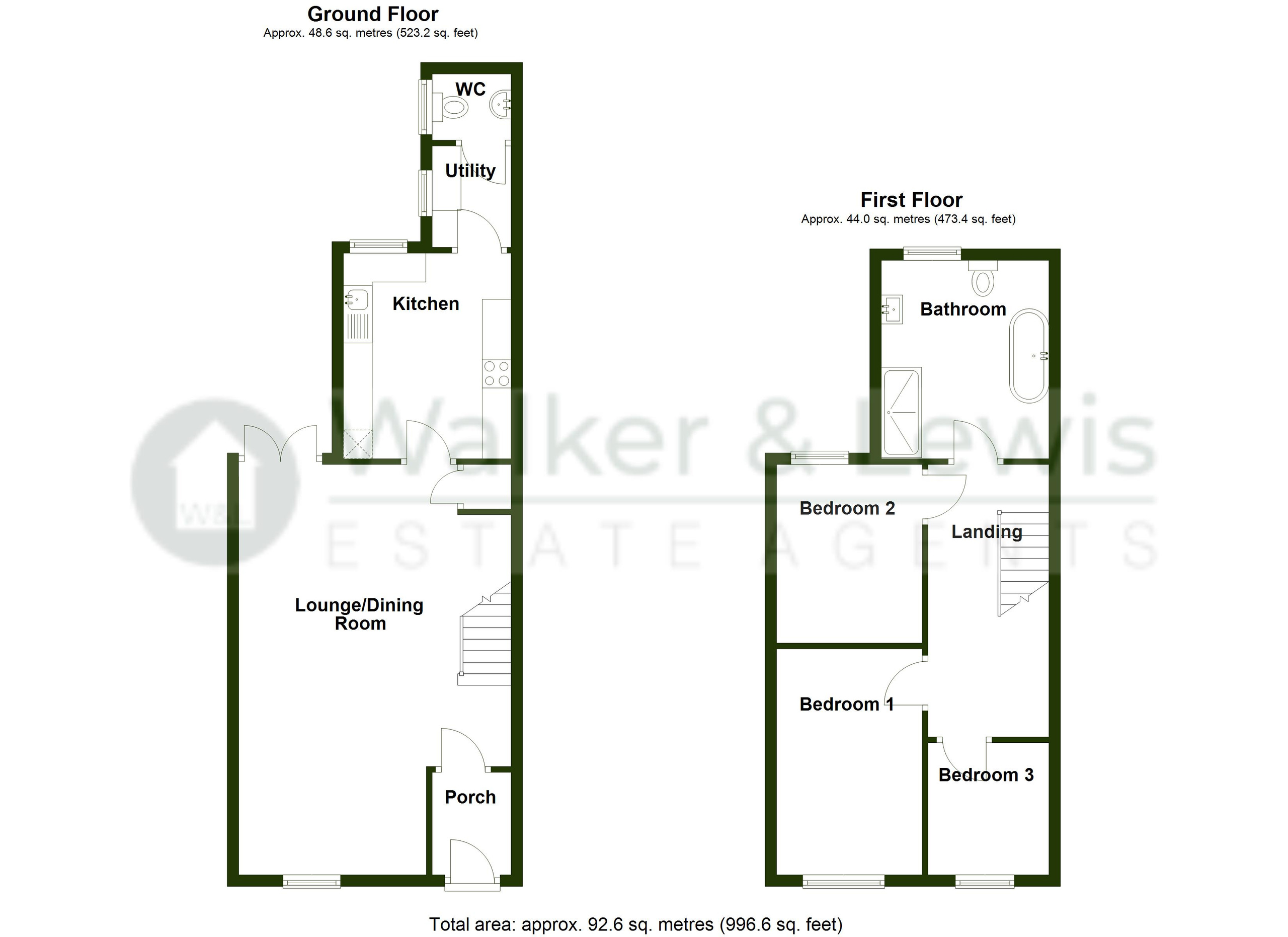 4 Tudor Street, Merthyr Tydfil floorplan