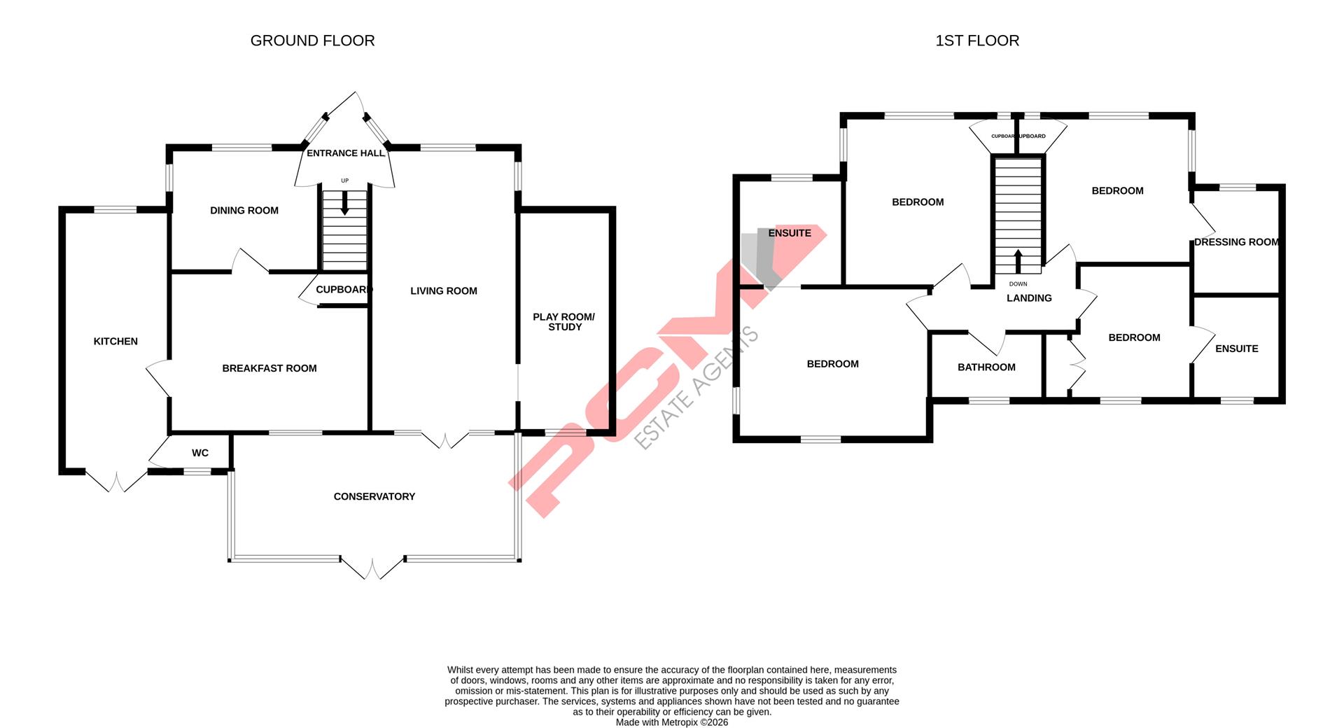 Pinewood, 5, Westfield Lane, St. Leonards-on-sea floorplan