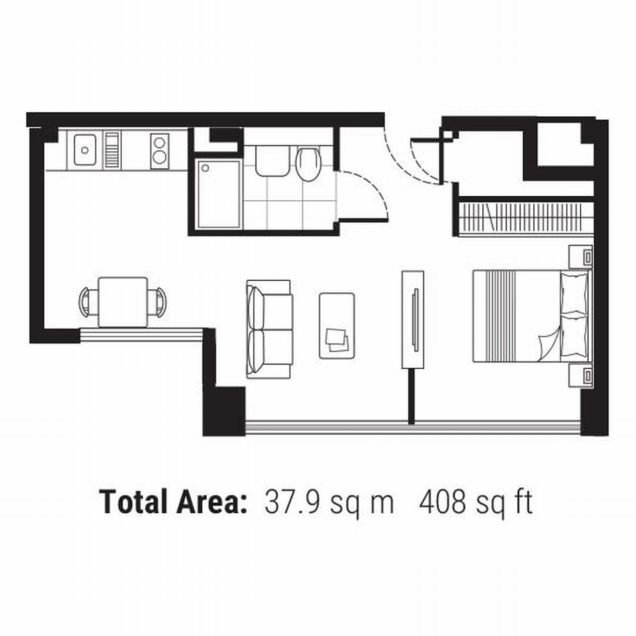 0 Bedrooms Studio to rent in Trinity Square, 23-59 Staines Road, Hounslow, Middlesex TW3