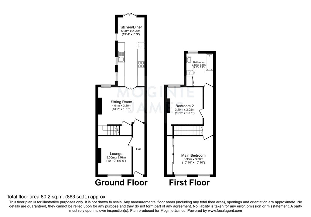 Treharris Street, Roath, Cardiff CF24, 2 bedroom terraced house for