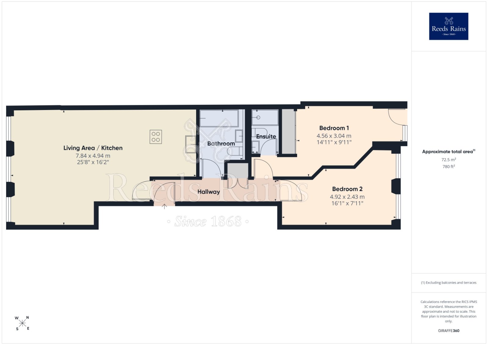 Flat 3, 77, Thomas Street, Manchester floorplan