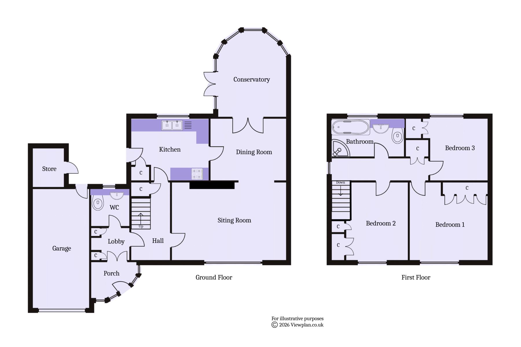 4, St Marks Road, Penarth floorplan