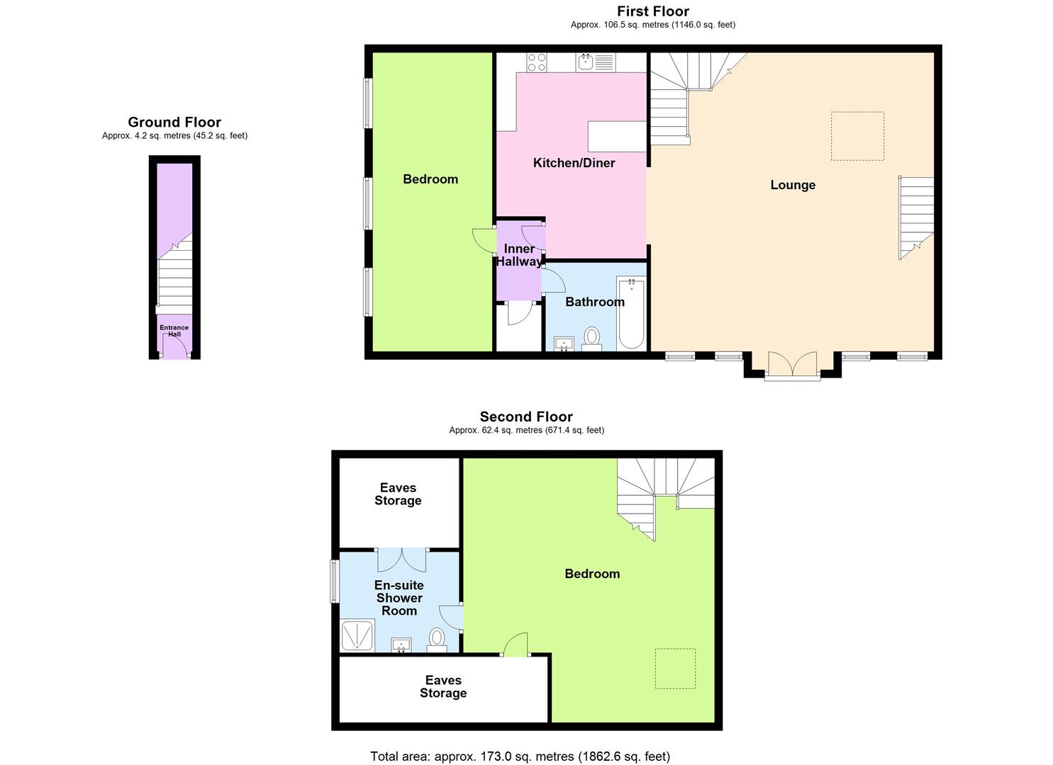 Higham Lane, Stoke Golding, Nuneaton CV13, 2 bedroom flat for sale