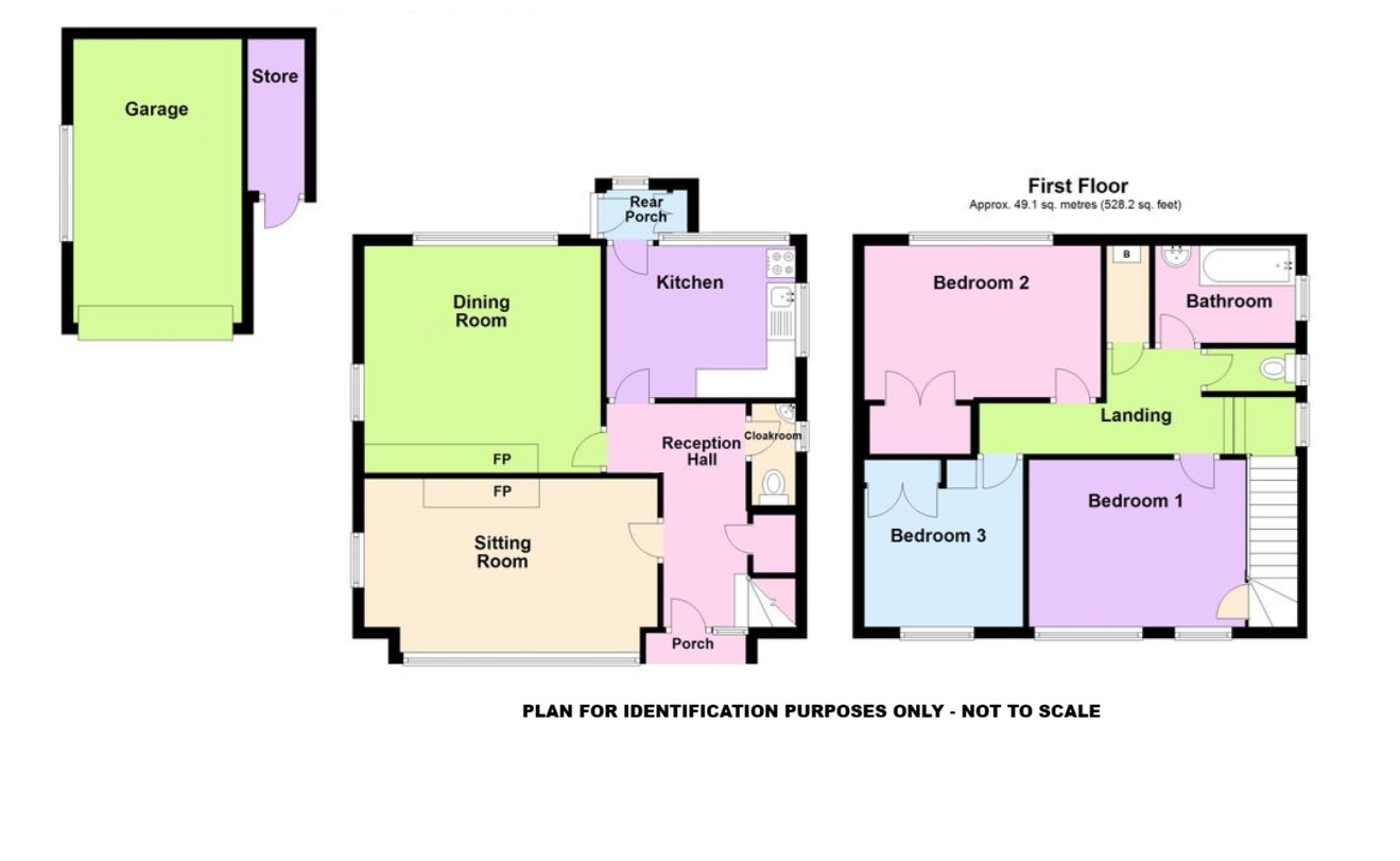 Glaslyn, Llanfarian floorplan