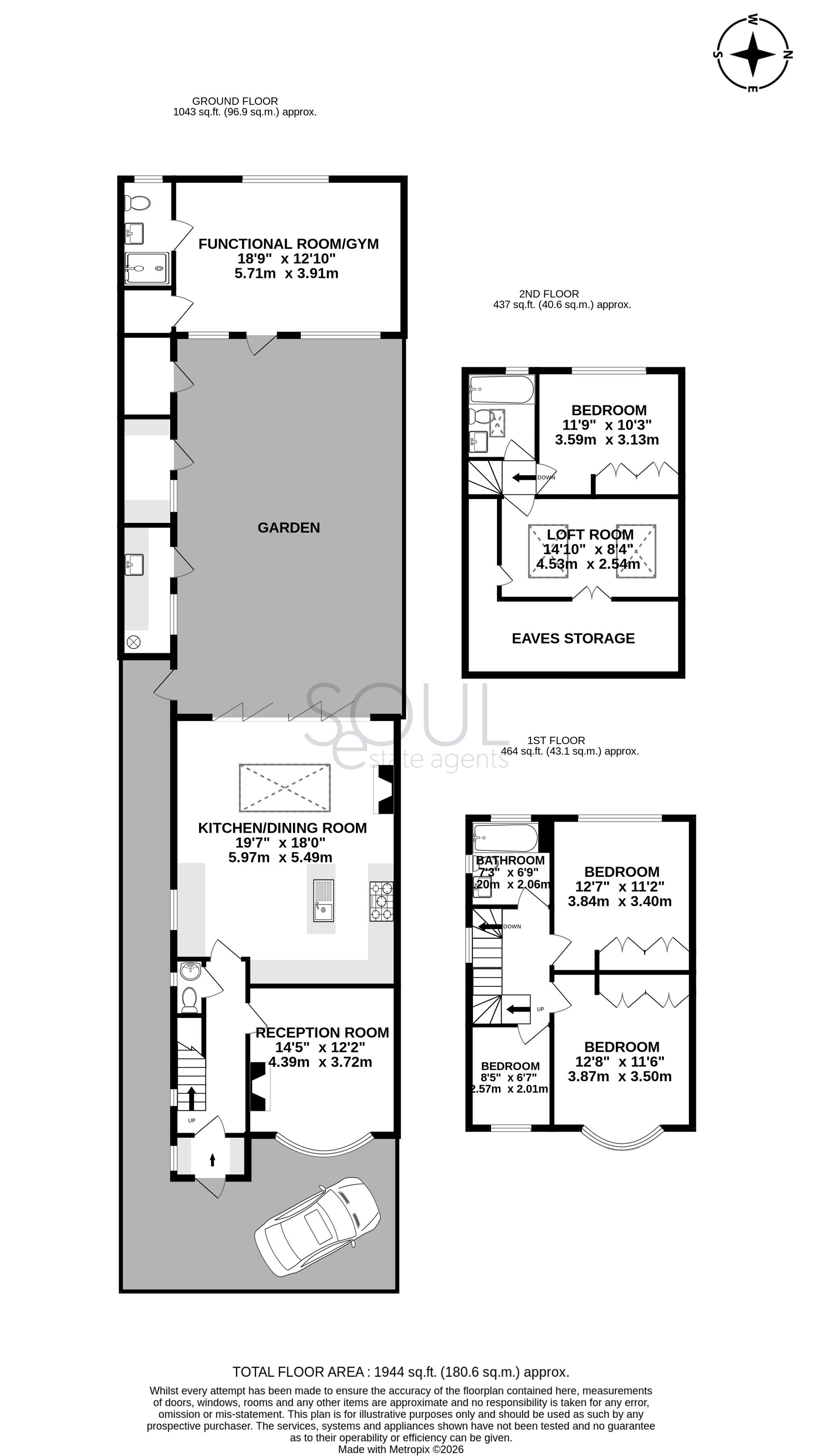 23, Howard Road, New Malden floorplan