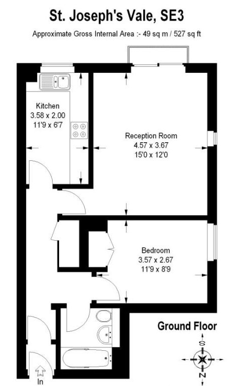 1 Bedrooms Flat for sale in St Josephs Vale, Blackheath, London SE3