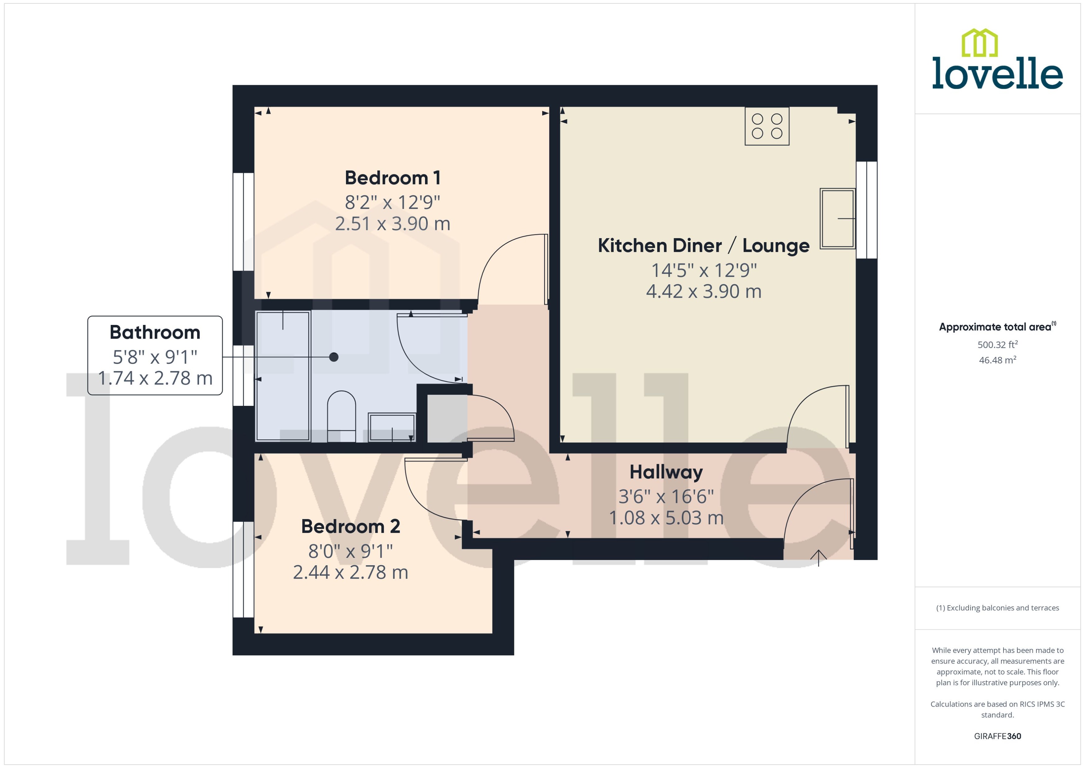 7, Oxford Court, Market Rasen floorplan