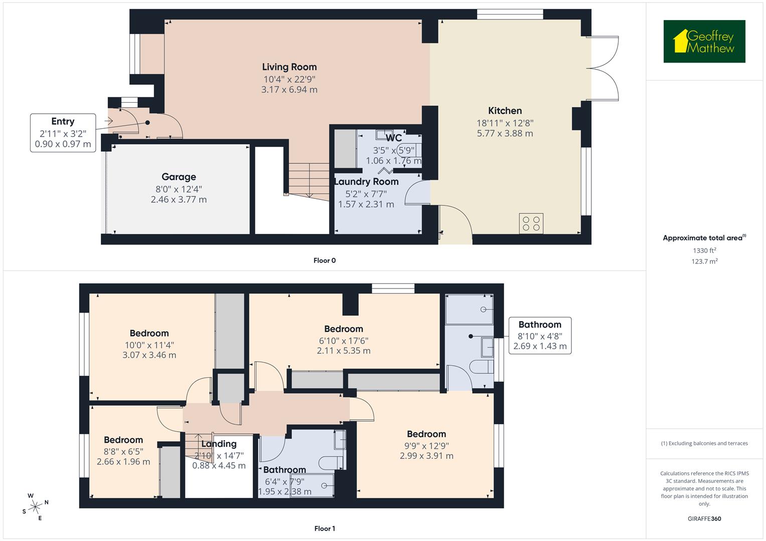 56, Manchester Close, Stevenage floorplan